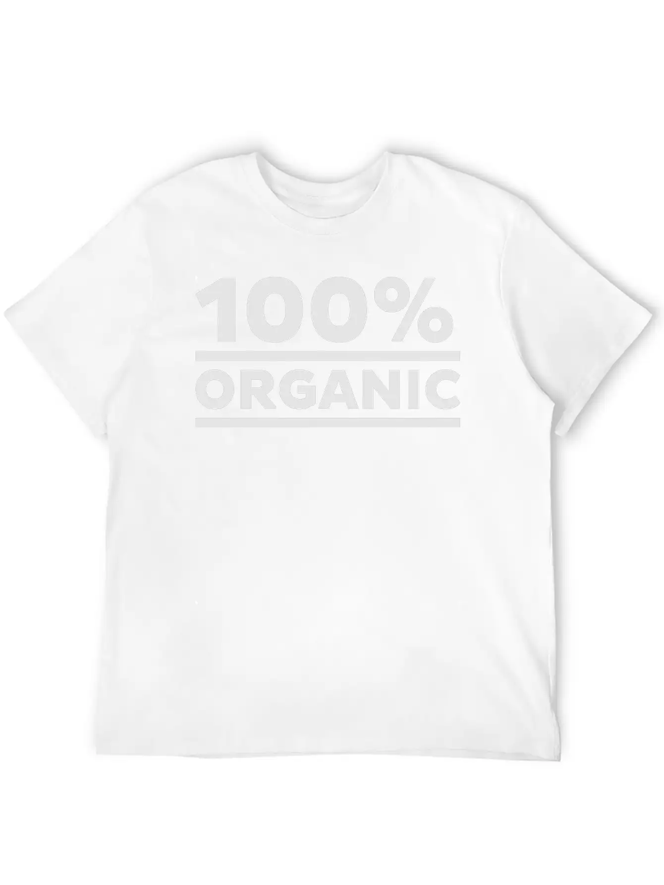 100% Organic Lightweight Cotton T-Shirt – Daily Comfort Graphic Shirt