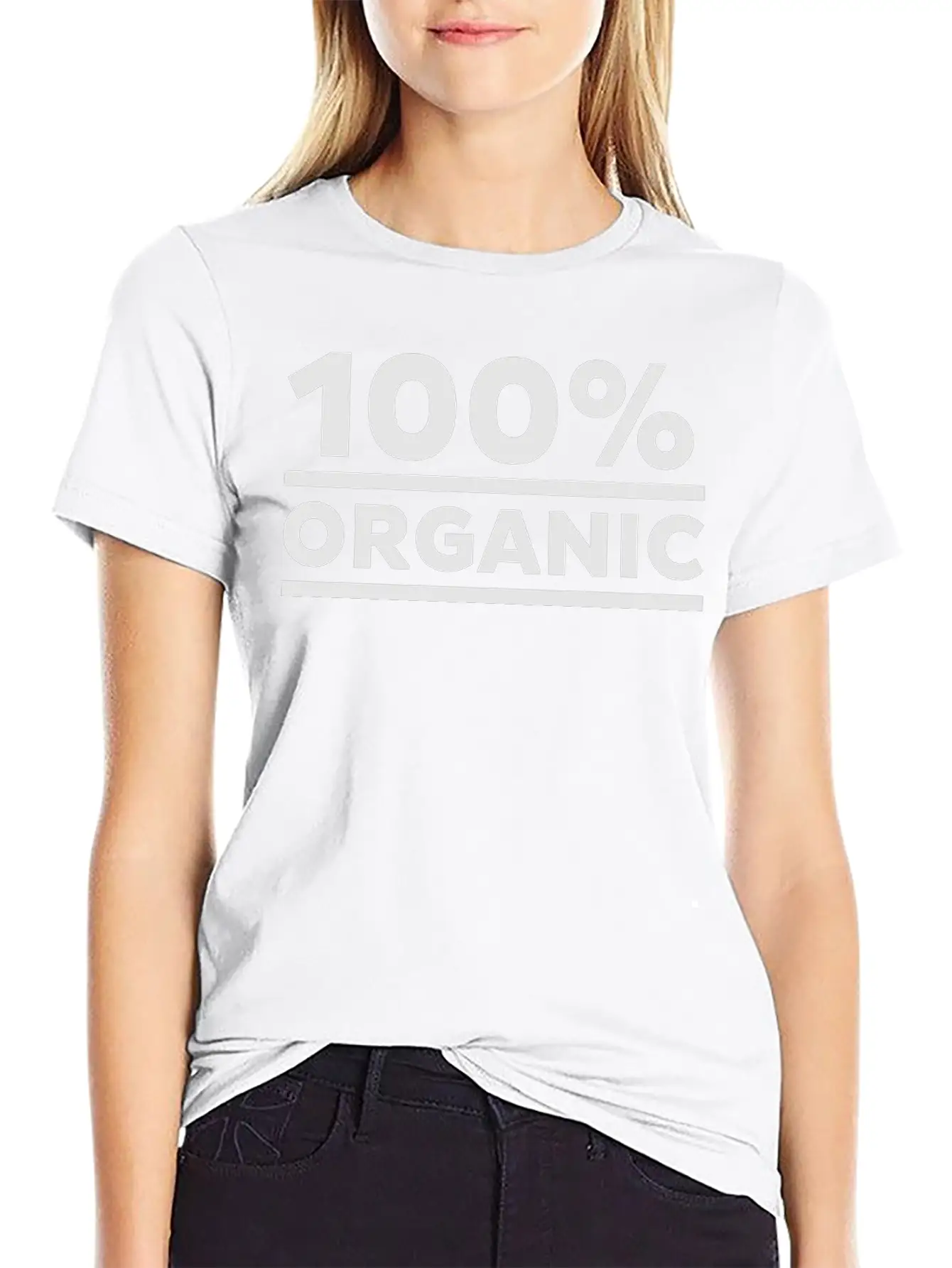 100% Organic Lightweight Cotton T-Shirt – Daily Comfort Graphic Shirt
