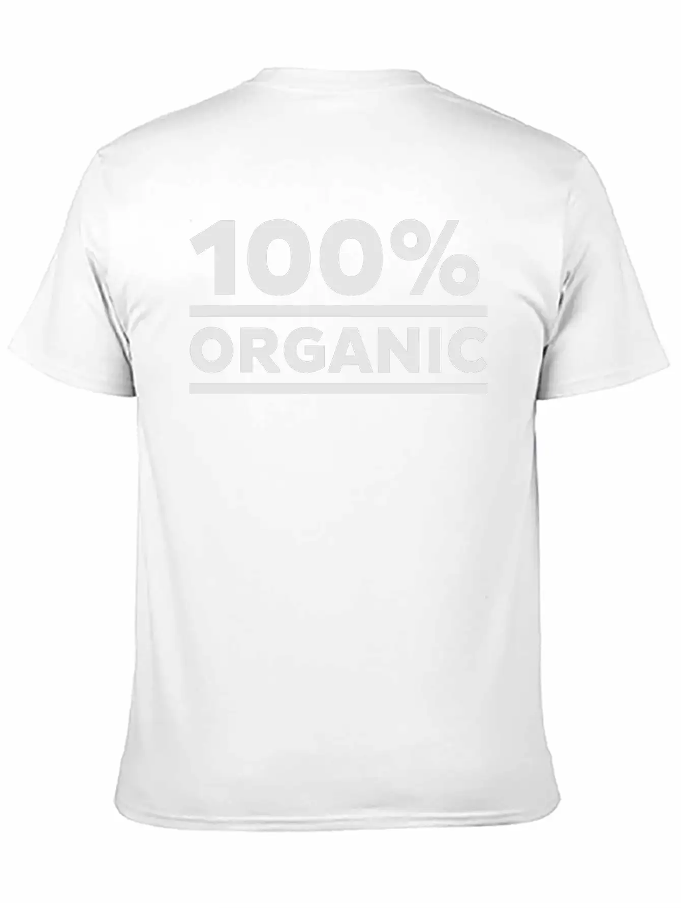 100% Organic Lightweight Cotton T-Shirt – Daily Comfort Graphic Shirt