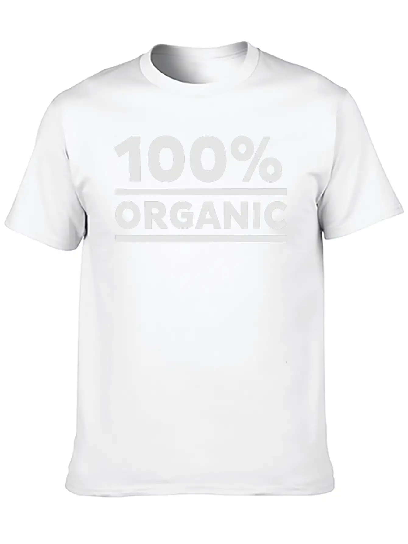 100% Organic Lightweight Cotton T-Shirt – Daily Comfort Graphic Shirt