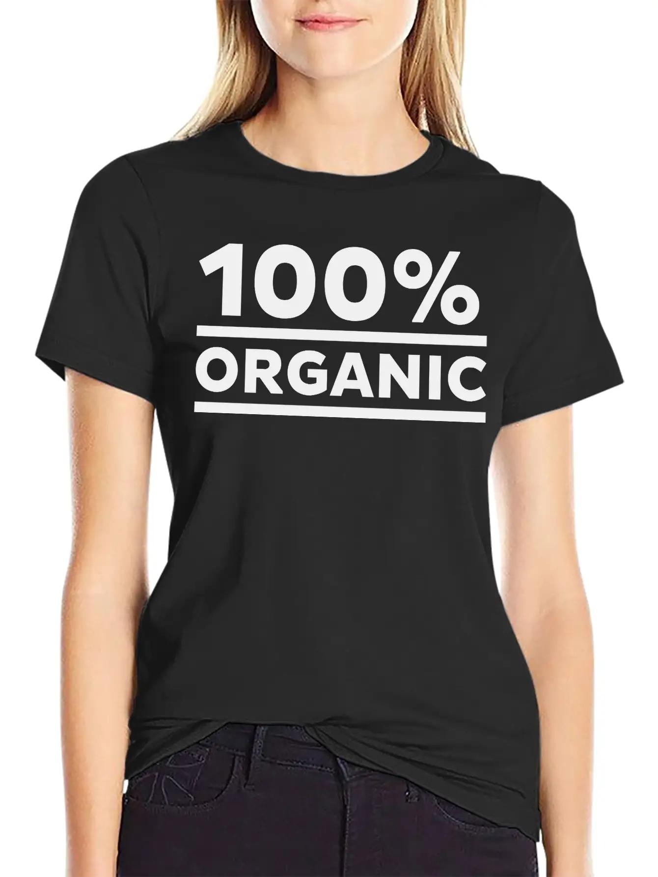 100% Organic Lightweight Cotton T-Shirt – Daily Comfort Graphic Shirt