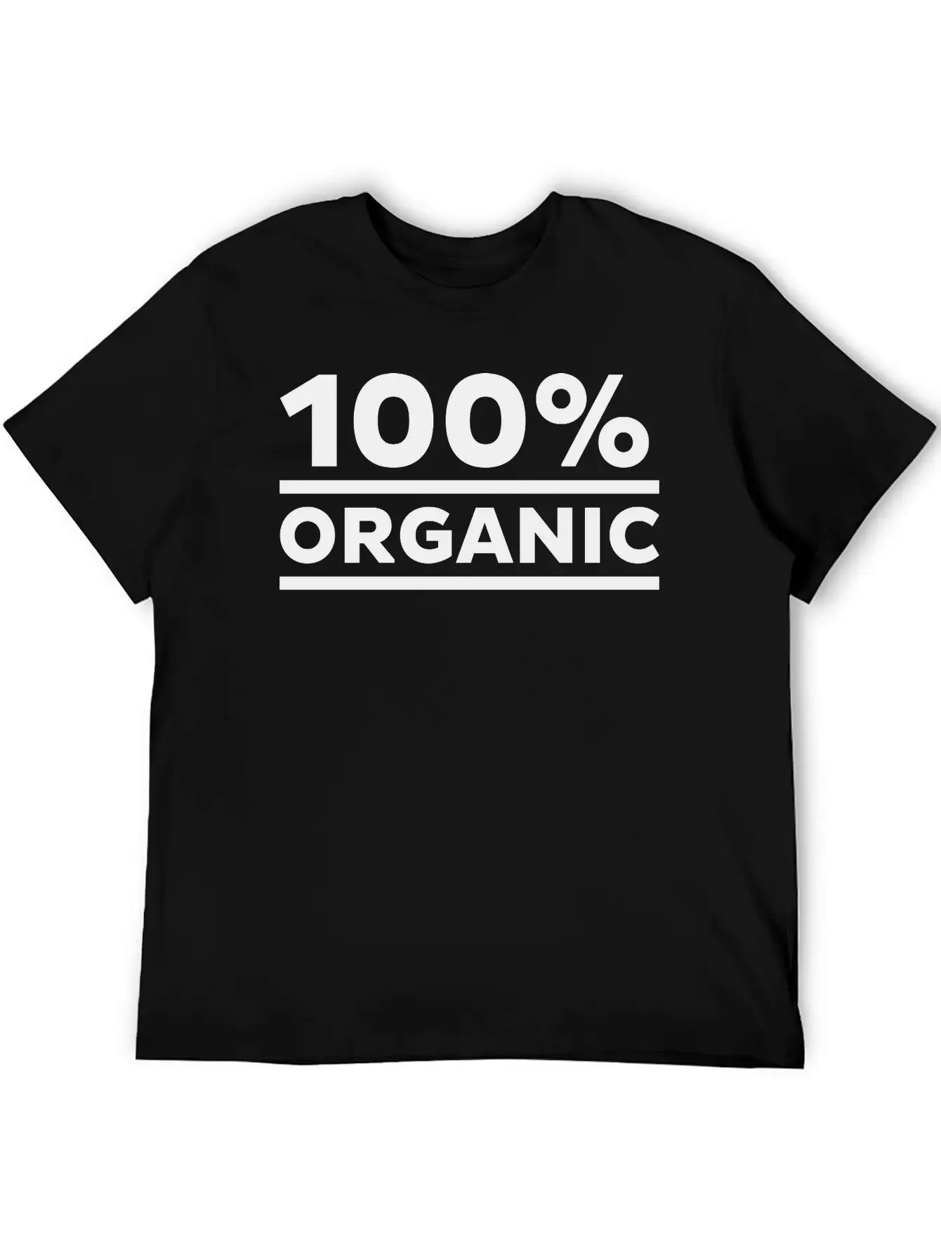100% Organic Lightweight Cotton T-Shirt – Daily Comfort Graphic Shirt