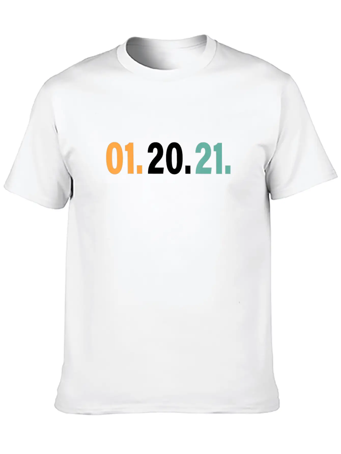 01 20 21 January 20th 2021 Tee, Nightmare Ends Lightweight Cotton T-Shirt – Daily Comfort Graphic Shirt