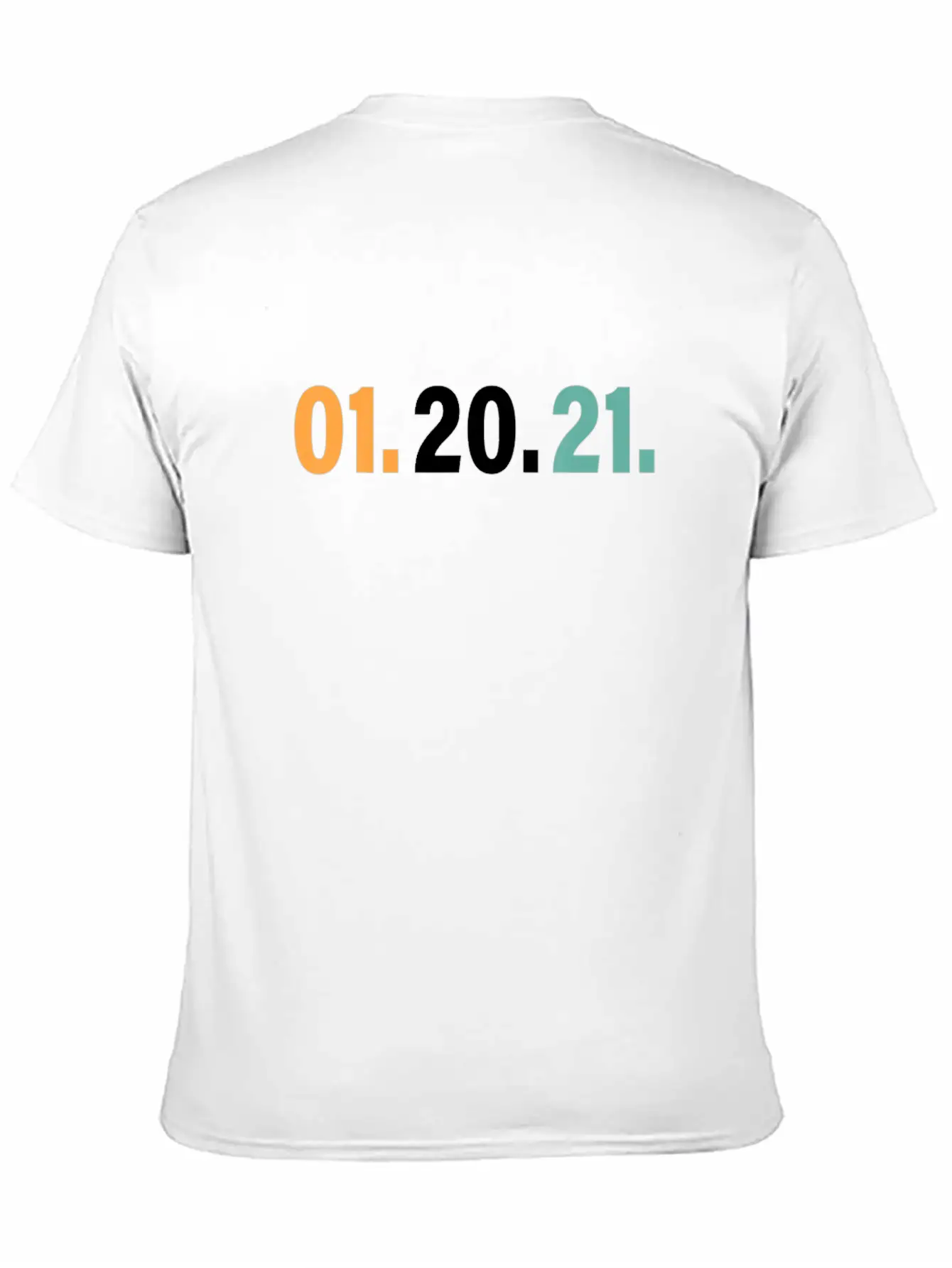 01 20 21 January 20th 2021 Tee, Nightmare Ends Lightweight Cotton T-Shirt – Daily Comfort Graphic Shirt
