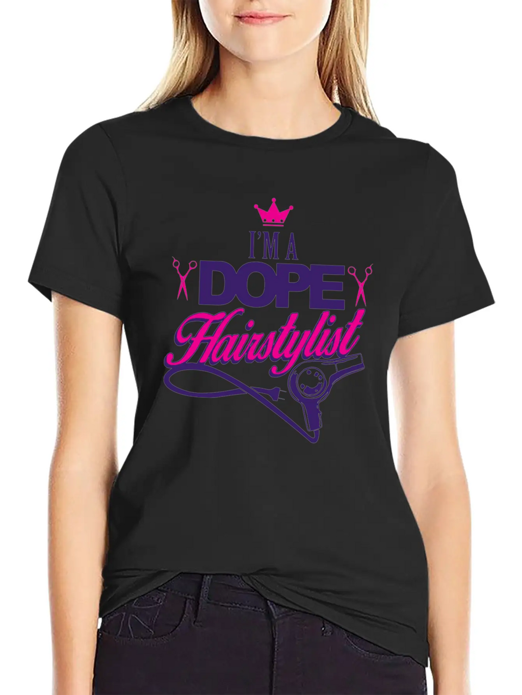 02 Im A Dope Hairstylist Gift Classic Fit Graphic Tee For Daily Comfort – Unisex Cotton Shirt