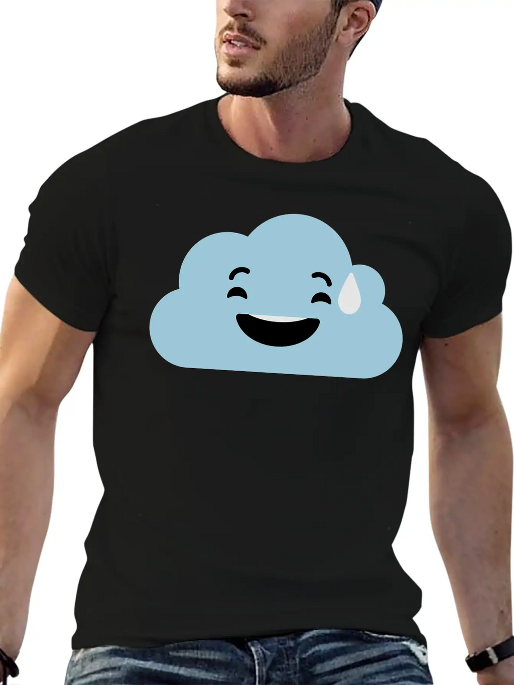 04 Cloud 12 Ai Vectorstock 8455259 Essential Unisex Summer Tee – Soft Cotton Casual Fit
