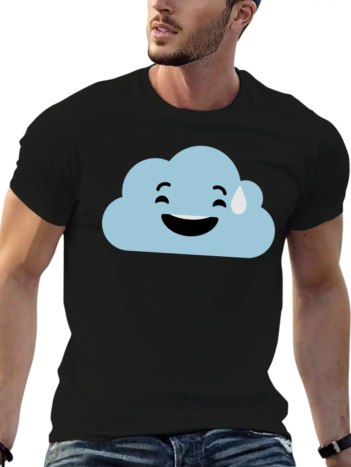04 Cloud 12 Ai Vectorstock 8455259 Essential Unisex Summer Tee – Soft Cotton Casual Fit