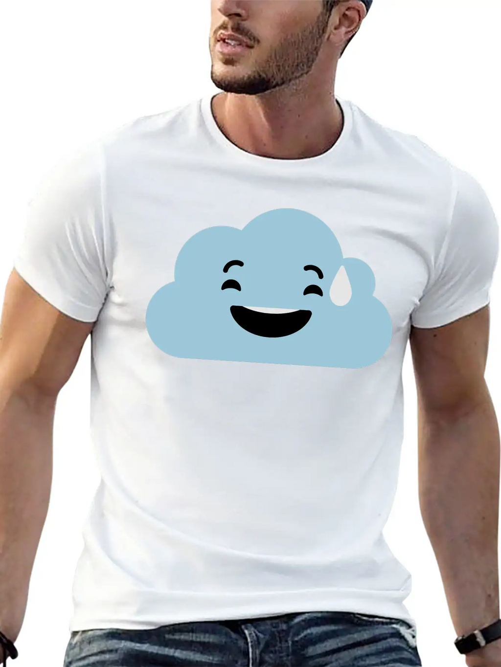 04 Cloud 12 Ai Vectorstock 8455259 Essential Unisex Summer Tee – Soft Cotton Casual Fit