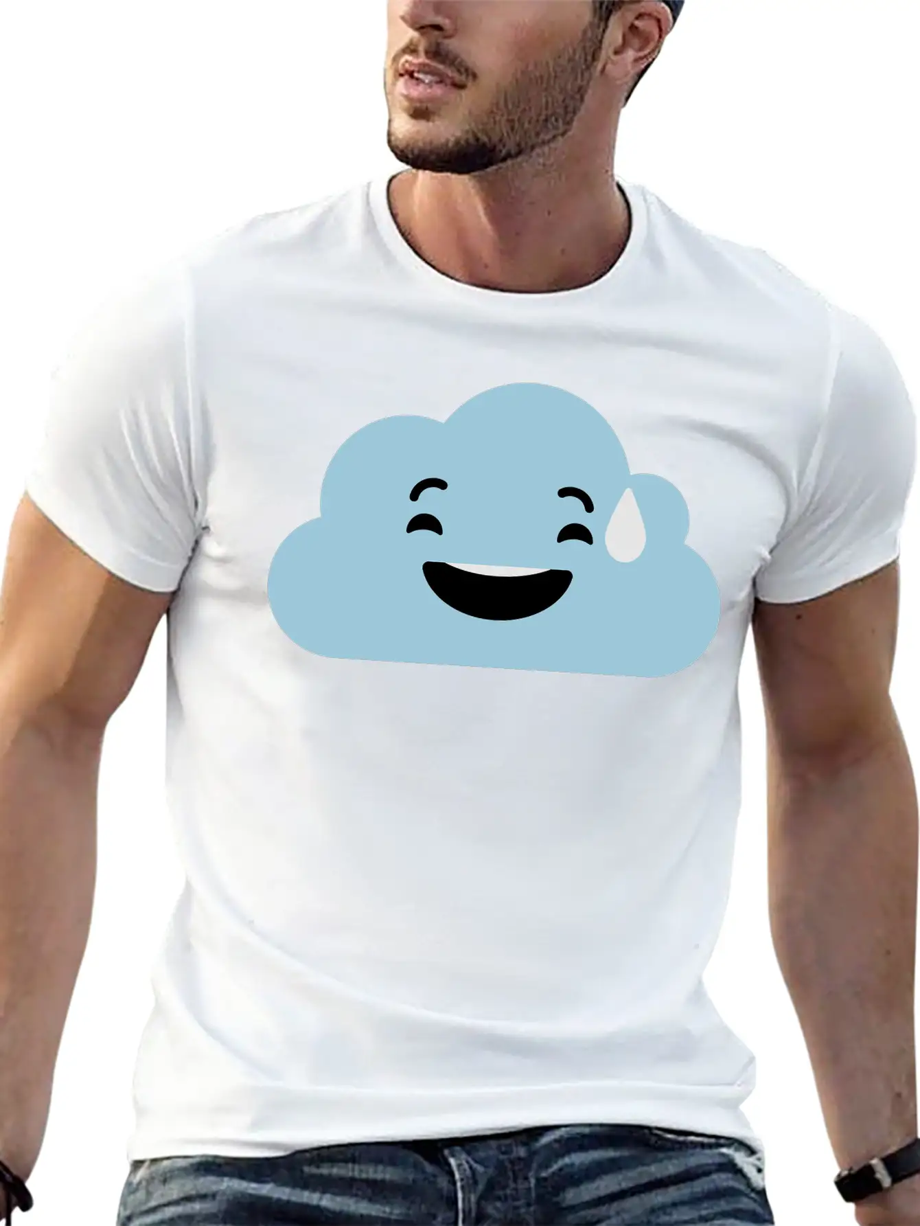 04 Cloud 12 Ai Vectorstock 8455259 Essential Unisex Summer Tee – Soft Cotton Casual Fit