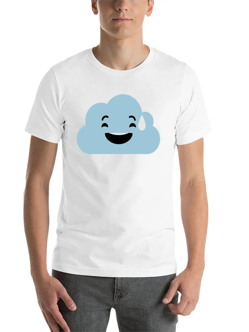 04 Cloud 12 Ai Vectorstock 8455259 Essential Unisex Summer Tee – Soft Cotton Casual Fit