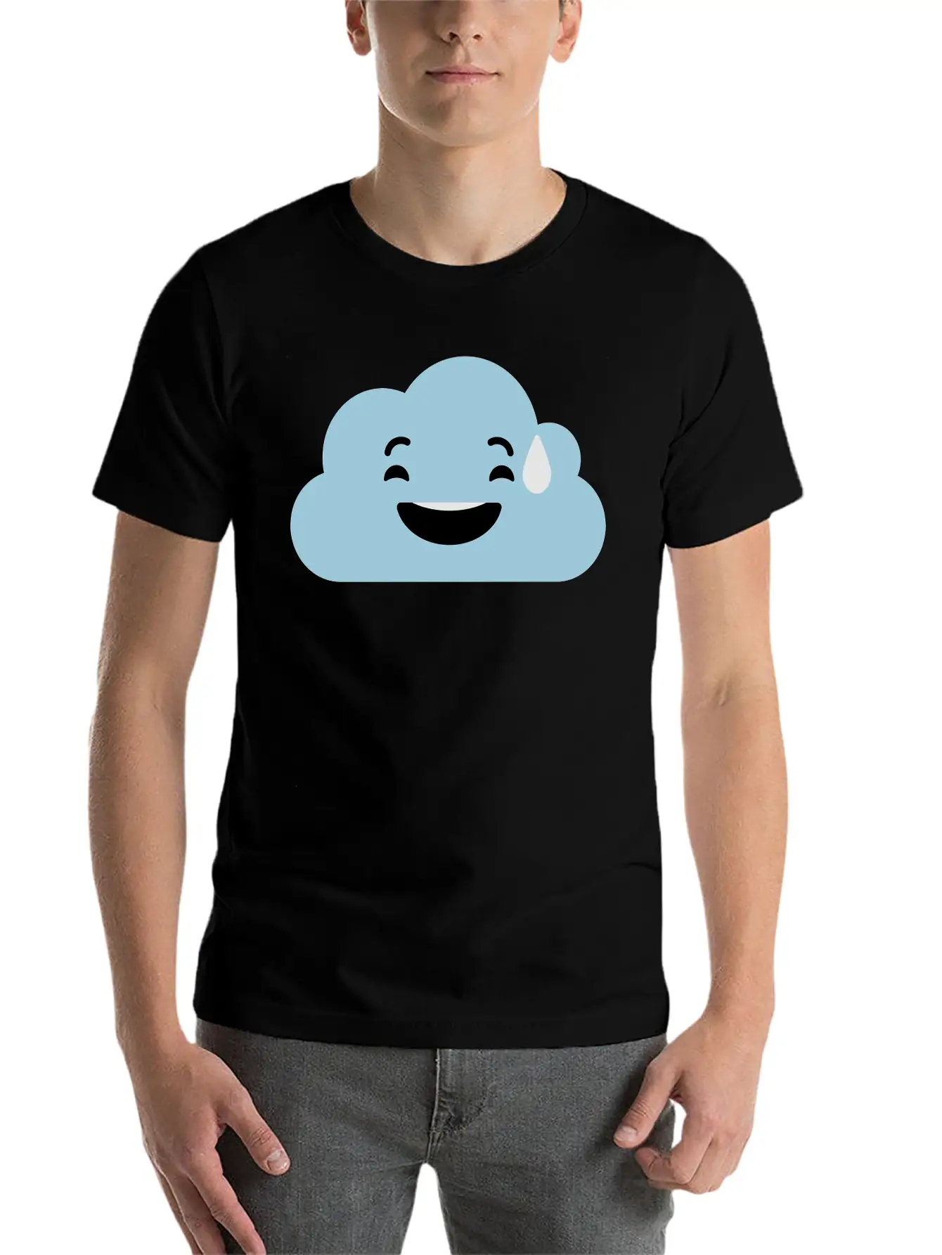 04 Cloud 12 Ai Vectorstock 8455259 Essential Unisex Summer Tee – Soft Cotton Casual Fit