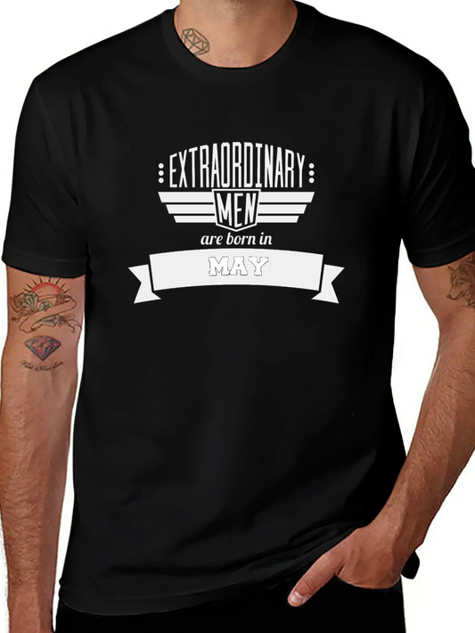 05 Extraordinary May Classic Crew Neck Graphic Tee – Everyday Minimal Look