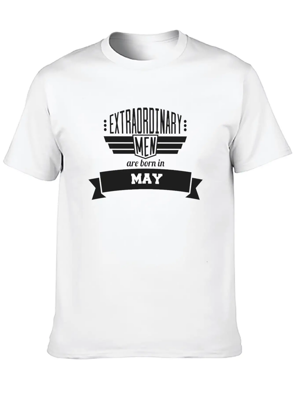 05 Extraordinary May Classic Crew Neck Graphic Tee – Everyday Minimal Look