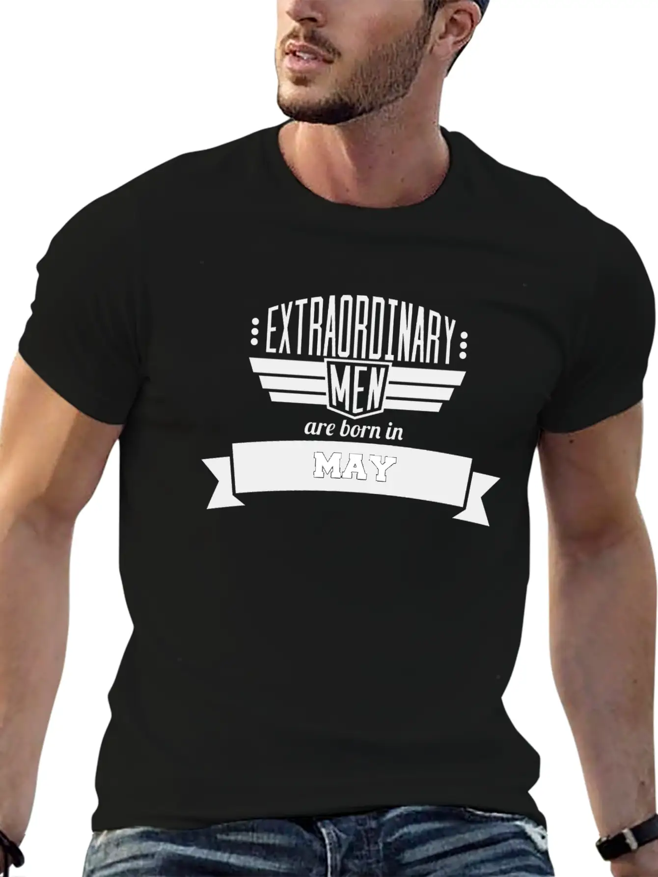 05 Extraordinary May Classic Crew Neck Graphic Tee – Everyday Minimal Look