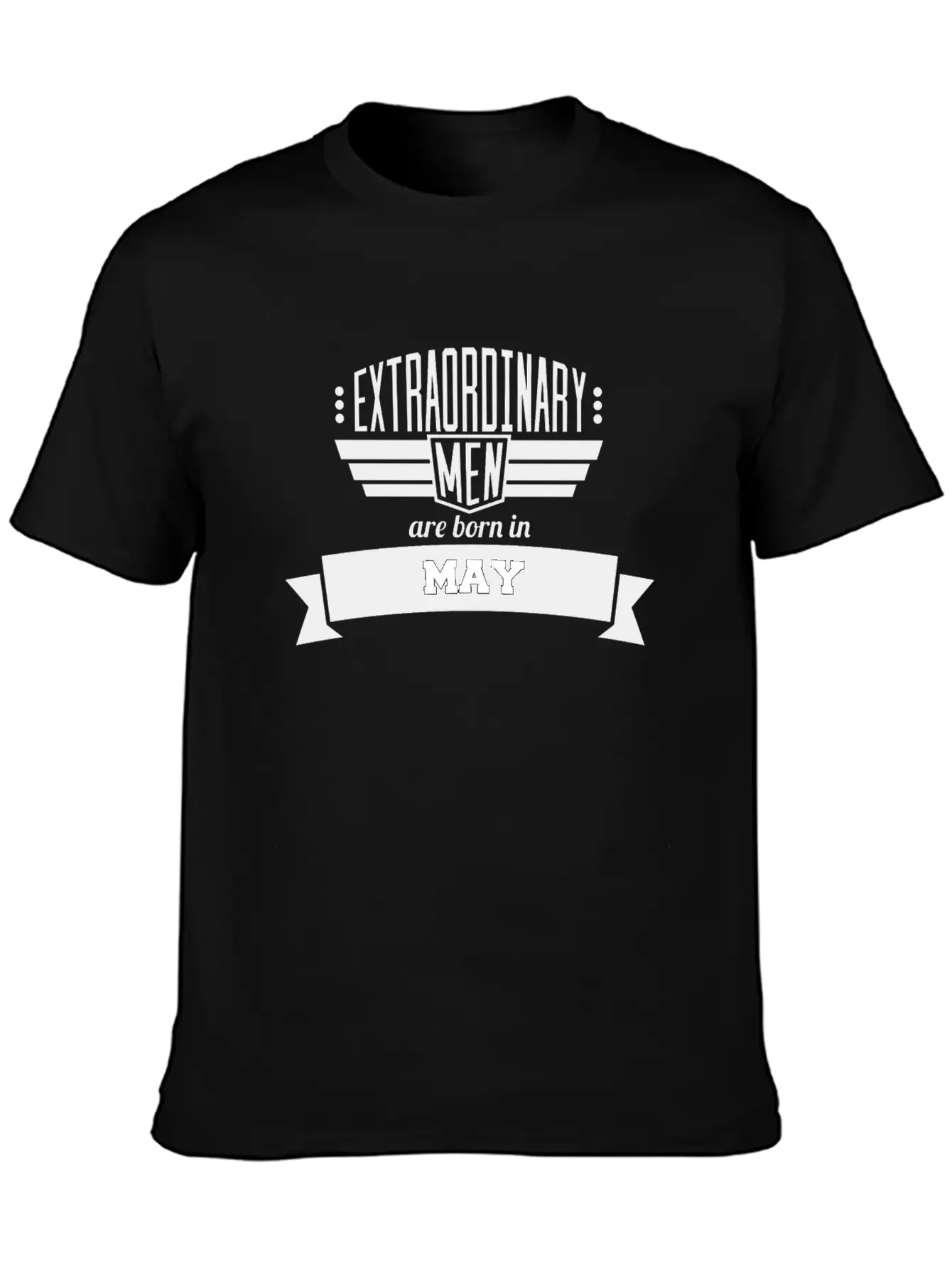 05 Extraordinary May Classic Crew Neck Graphic Tee – Everyday Minimal Look