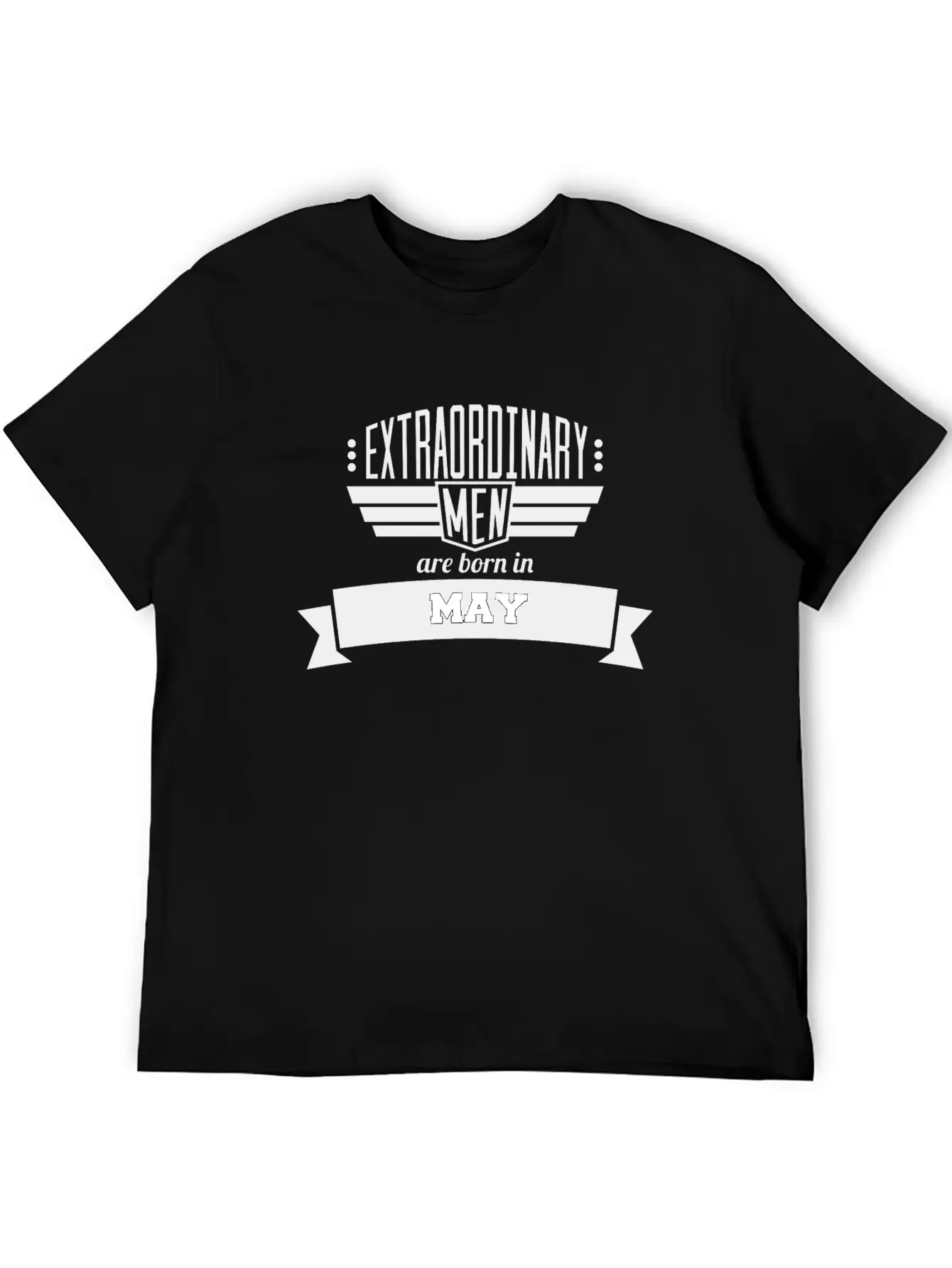 05 Extraordinary May Classic Crew Neck Graphic Tee – Everyday Minimal Look