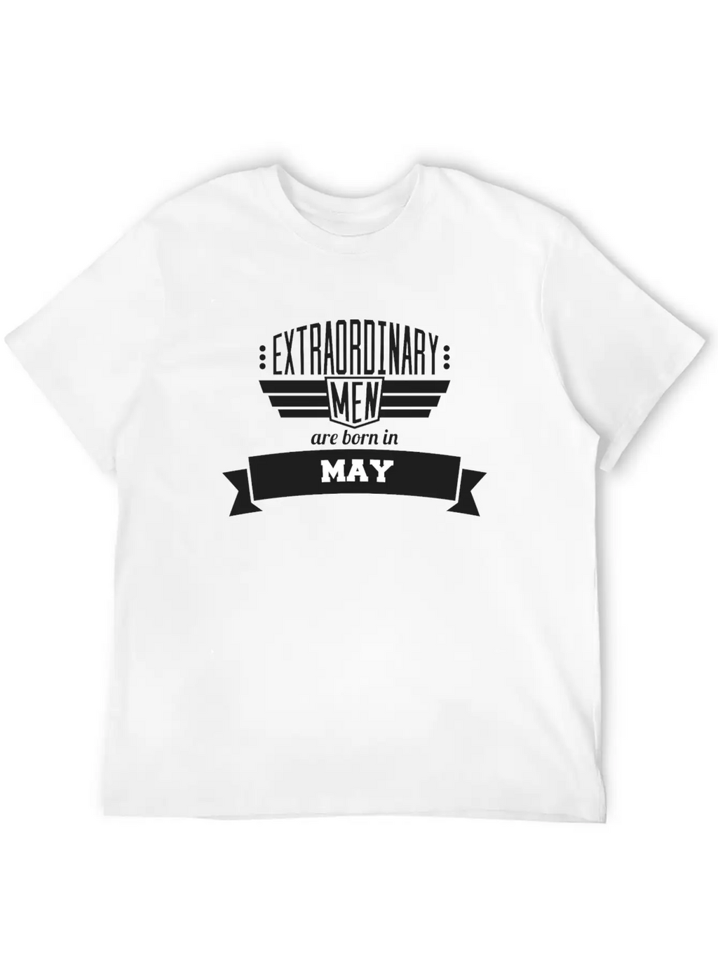 05 Extraordinary May Classic Crew Neck Graphic Tee – Everyday Minimal Look
