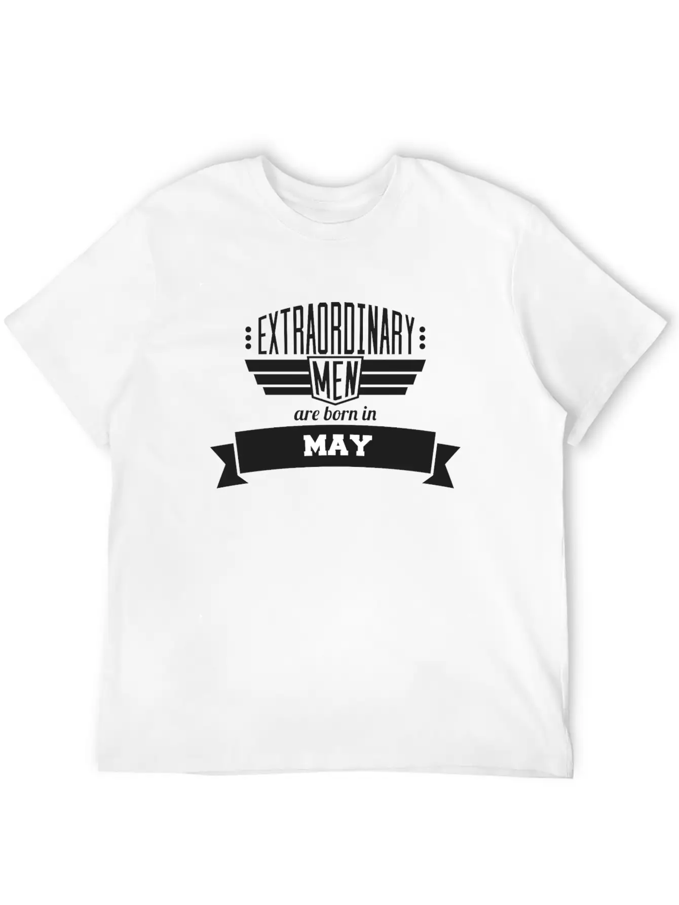 05 Extraordinary May Classic Crew Neck Graphic Tee – Everyday Minimal Look
