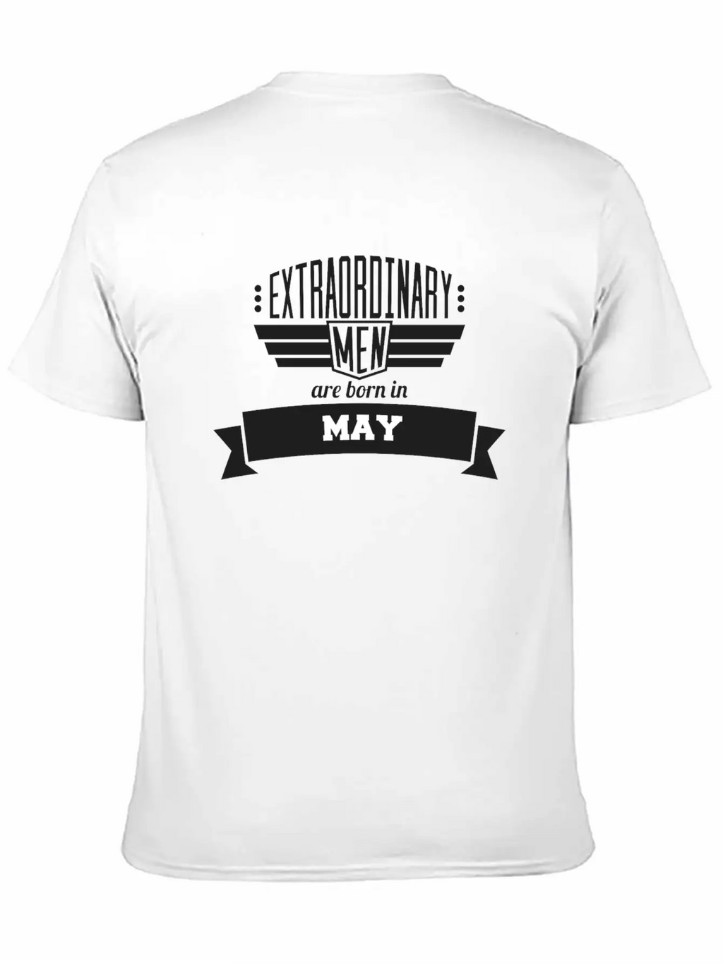 05 Extraordinary May Classic Crew Neck Graphic Tee – Everyday Minimal Look