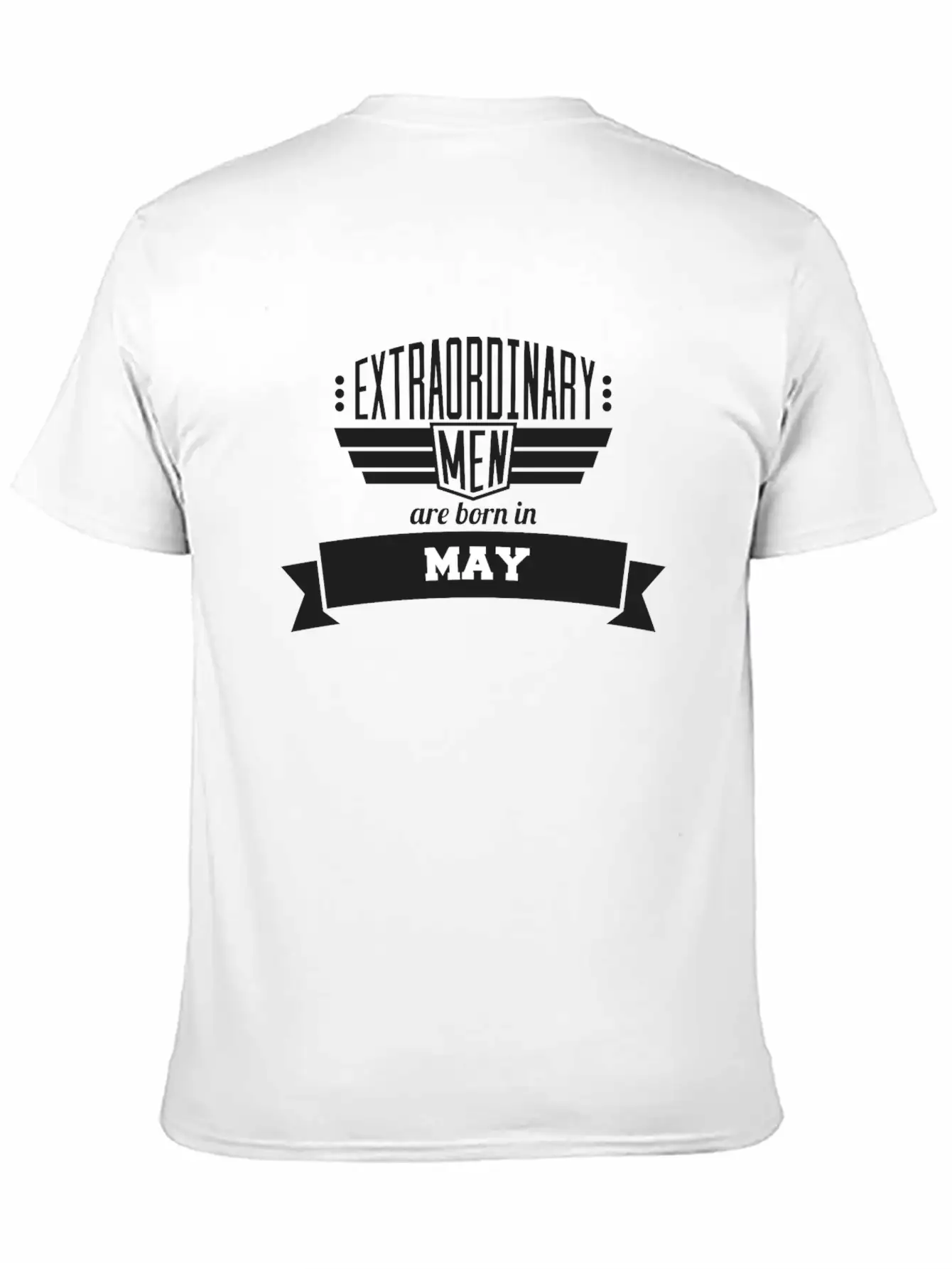 05 Extraordinary May Classic Crew Neck Graphic Tee – Everyday Minimal Look