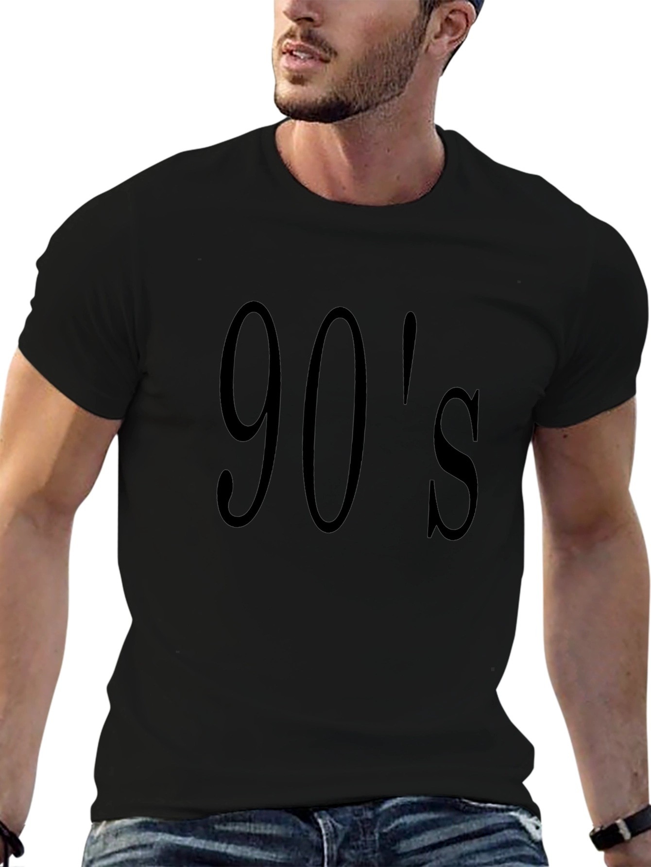 90s Throwback Black T-Shirt