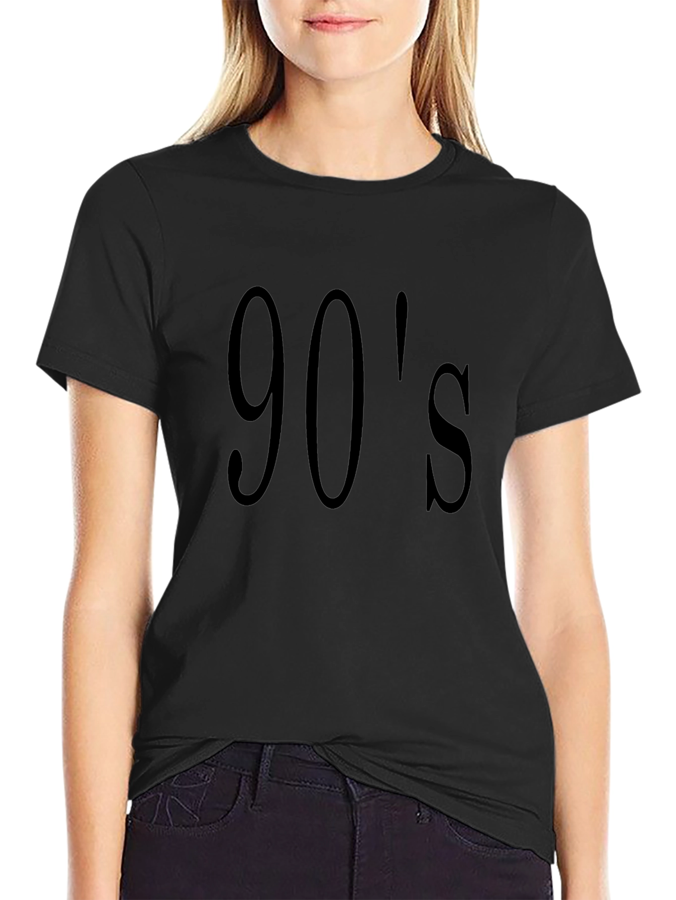 90s Throwback Black T-Shirt