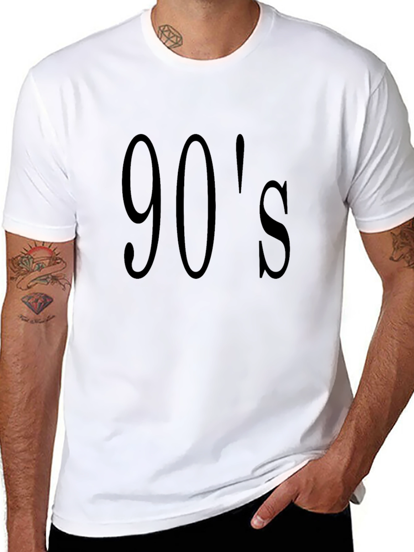 90s Throwback Black T-Shirt