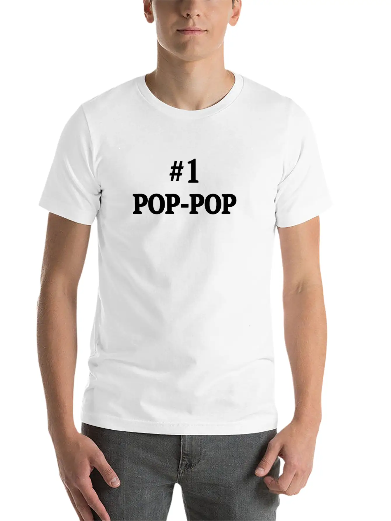 1 Pop Pop Grandpa S Pop Pop Lightweight Cotton T-Shirt – Daily Comfort Graphic Shirt