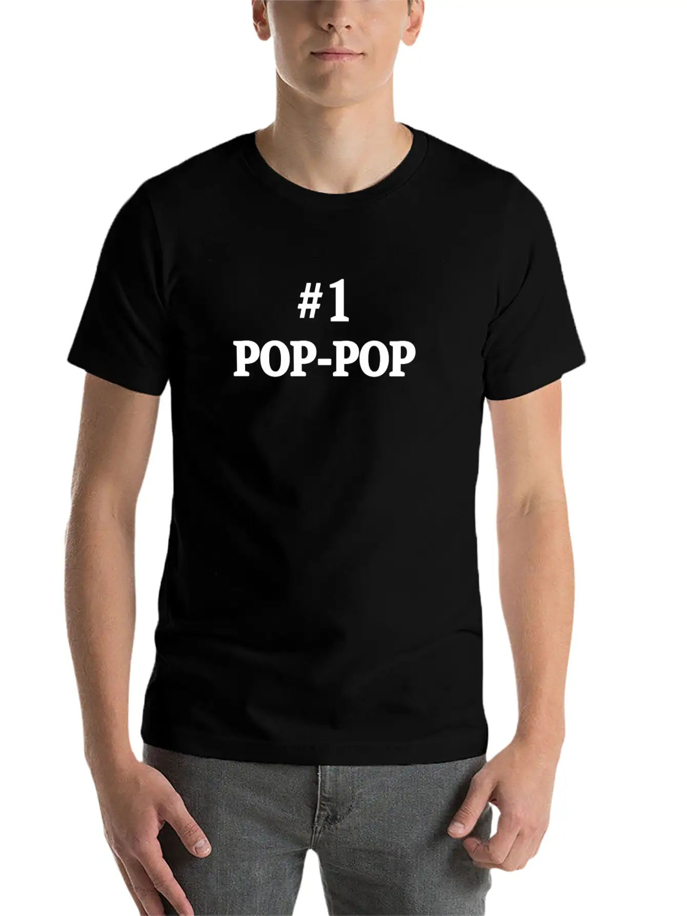 1 Pop Pop Grandpa S Pop Pop Lightweight Cotton T-Shirt – Daily Comfort Graphic Shirt