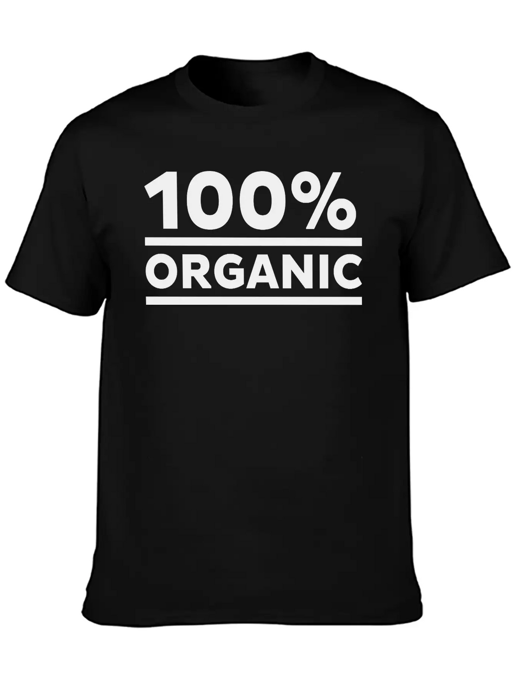 100% Organic Lightweight Cotton T-Shirt – Daily Comfort Graphic Shirt