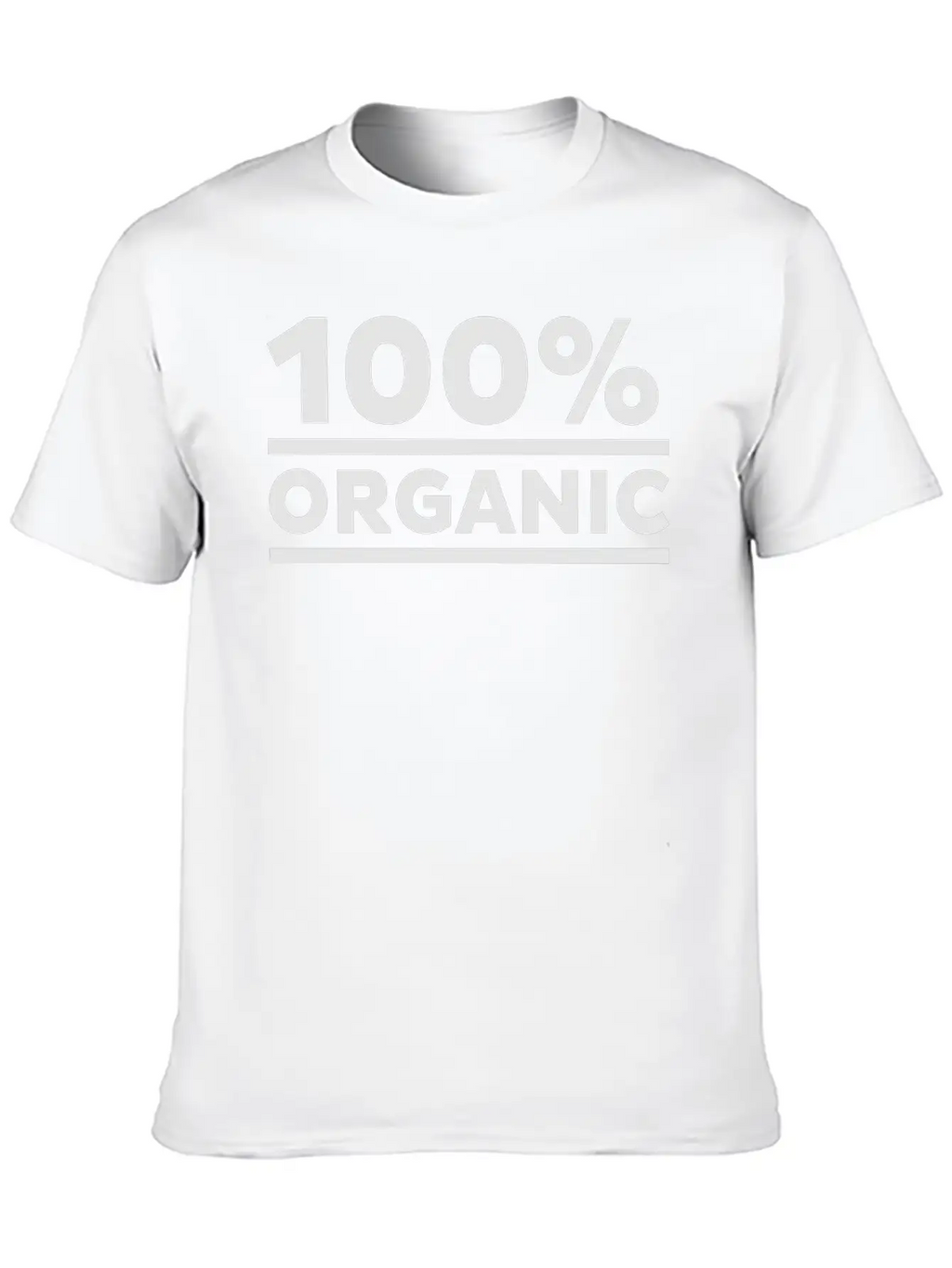 100% Organic Lightweight Cotton T-Shirt – Daily Comfort Graphic Shirt
