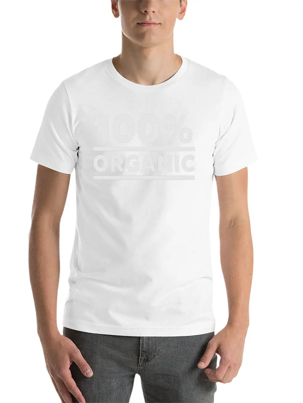 100% Organic Lightweight Cotton T-Shirt – Daily Comfort Graphic Shirt