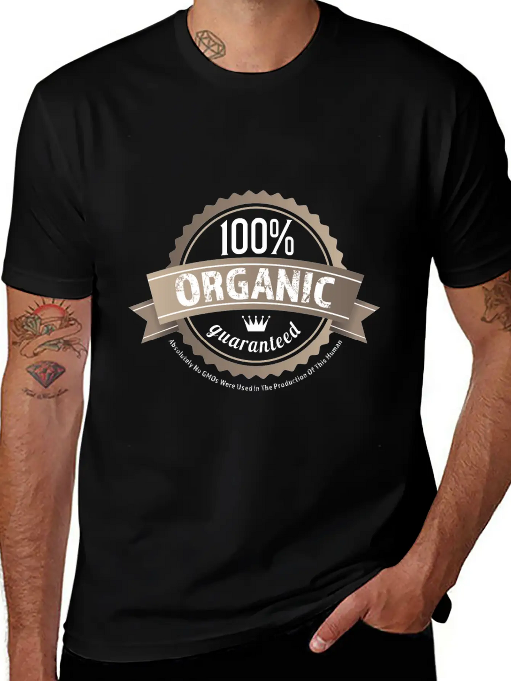 100% Organic Modern Fit Casual T-Shirt – Clean And Versatile Design
