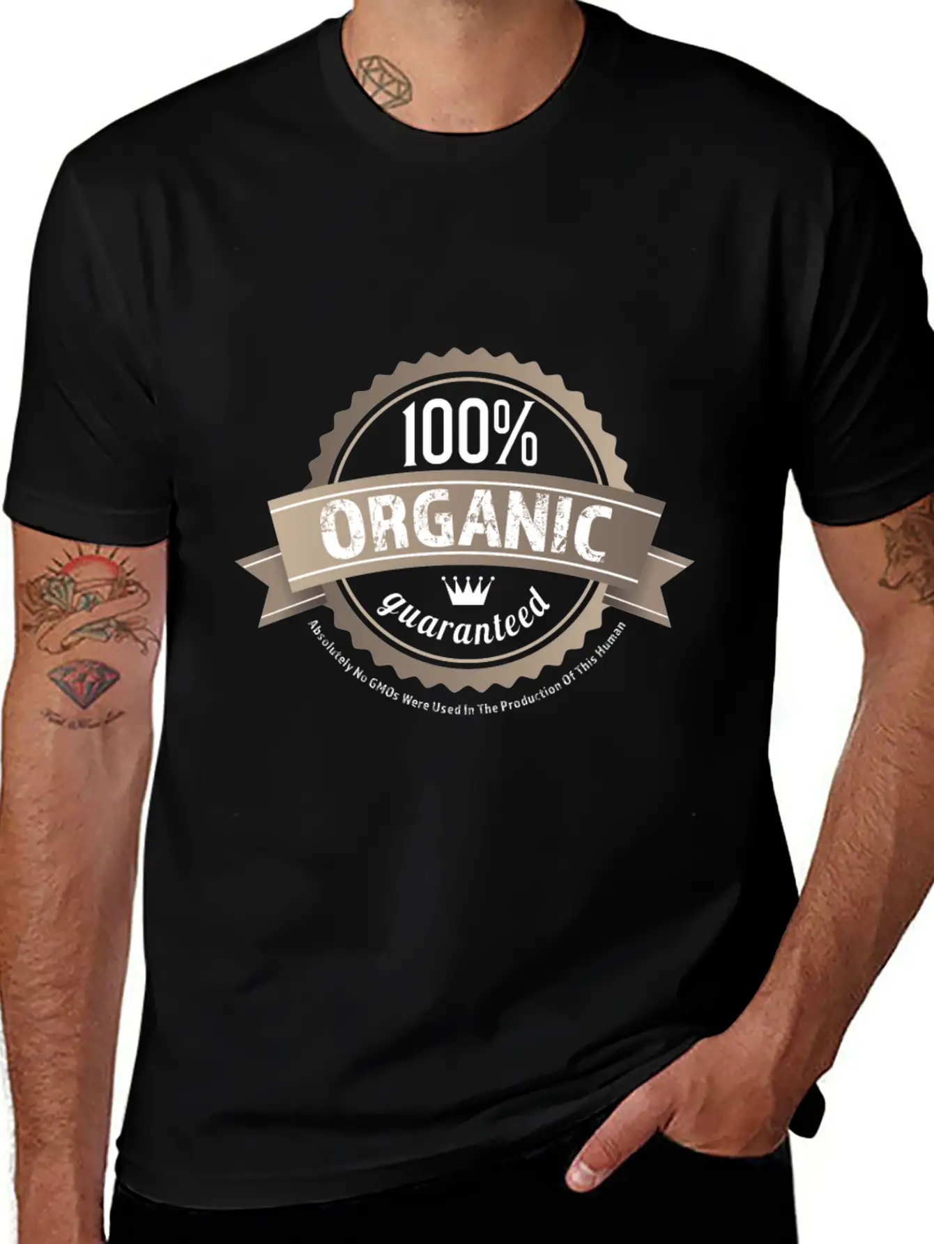 100% Organic Modern Fit Casual T-Shirt – Clean And Versatile Design