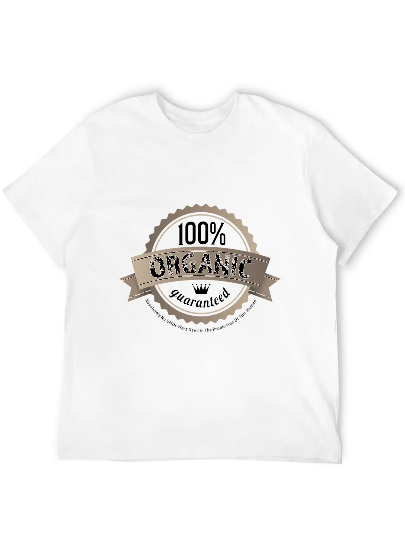 100% Organic Modern Fit Casual T-Shirt – Clean And Versatile Design
