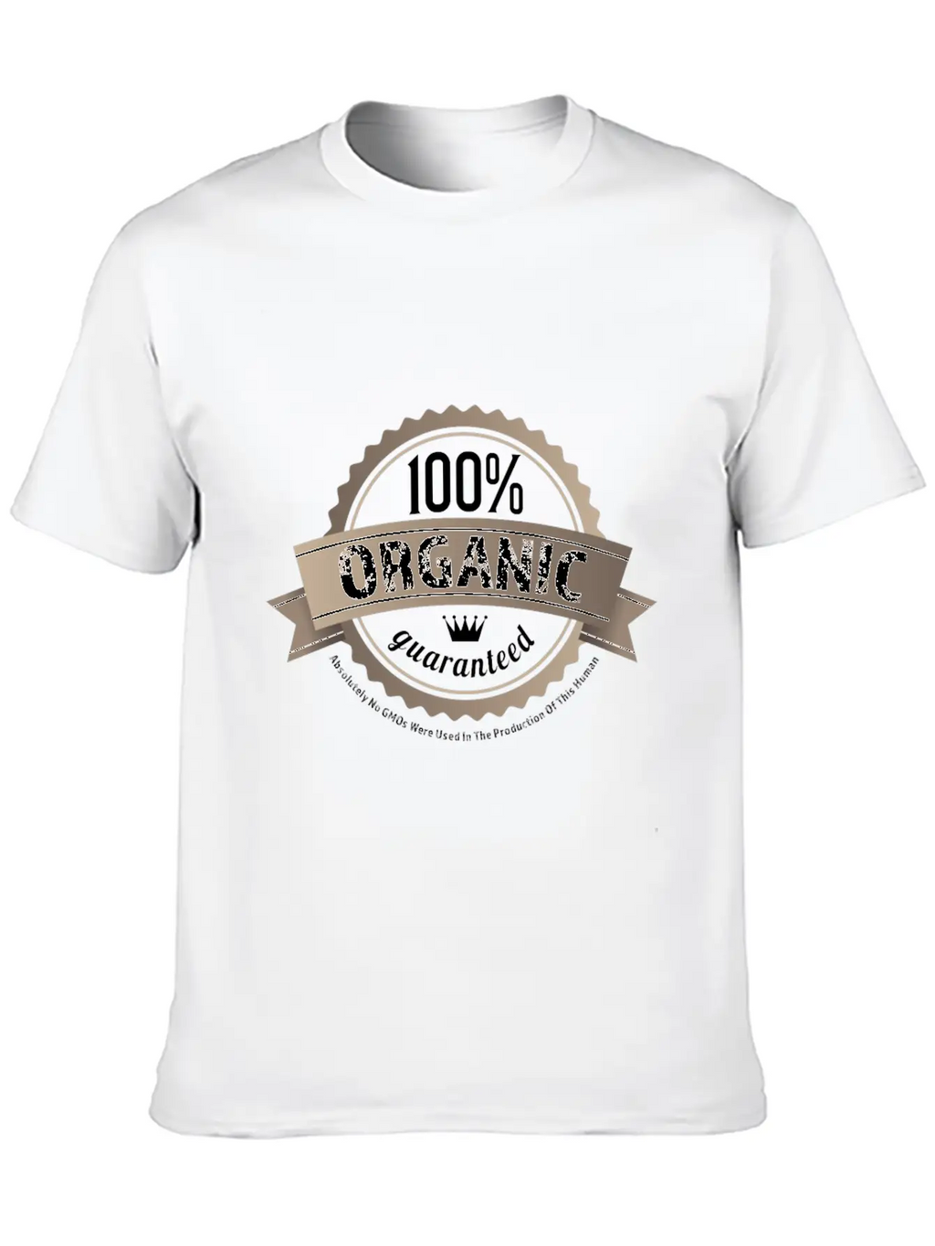 100% Organic Modern Fit Casual T-Shirt – Clean And Versatile Design