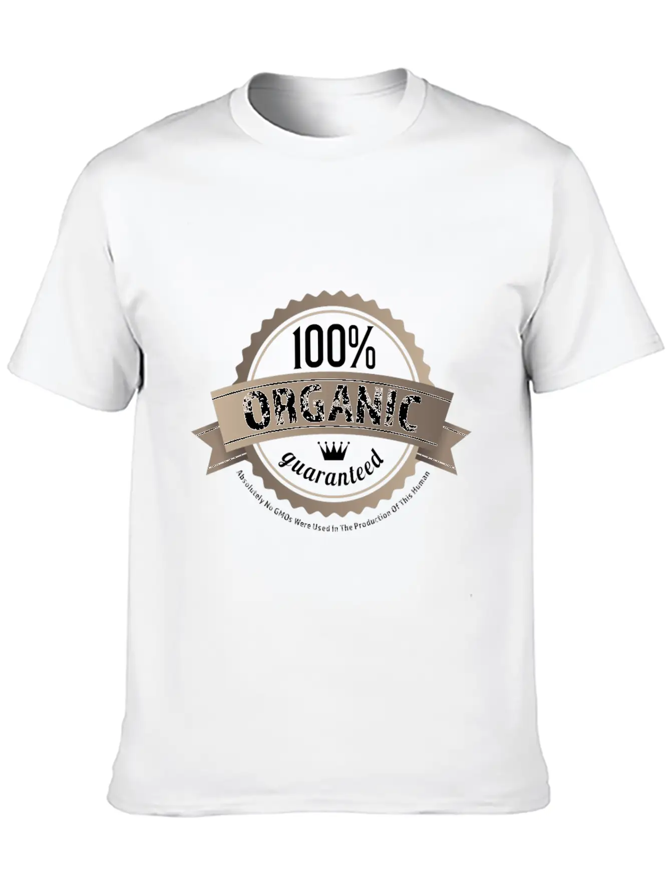 100% Organic Modern Fit Casual T-Shirt – Clean And Versatile Design