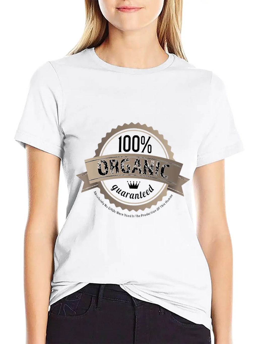 100% Organic Modern Fit Casual T-Shirt – Clean And Versatile Design