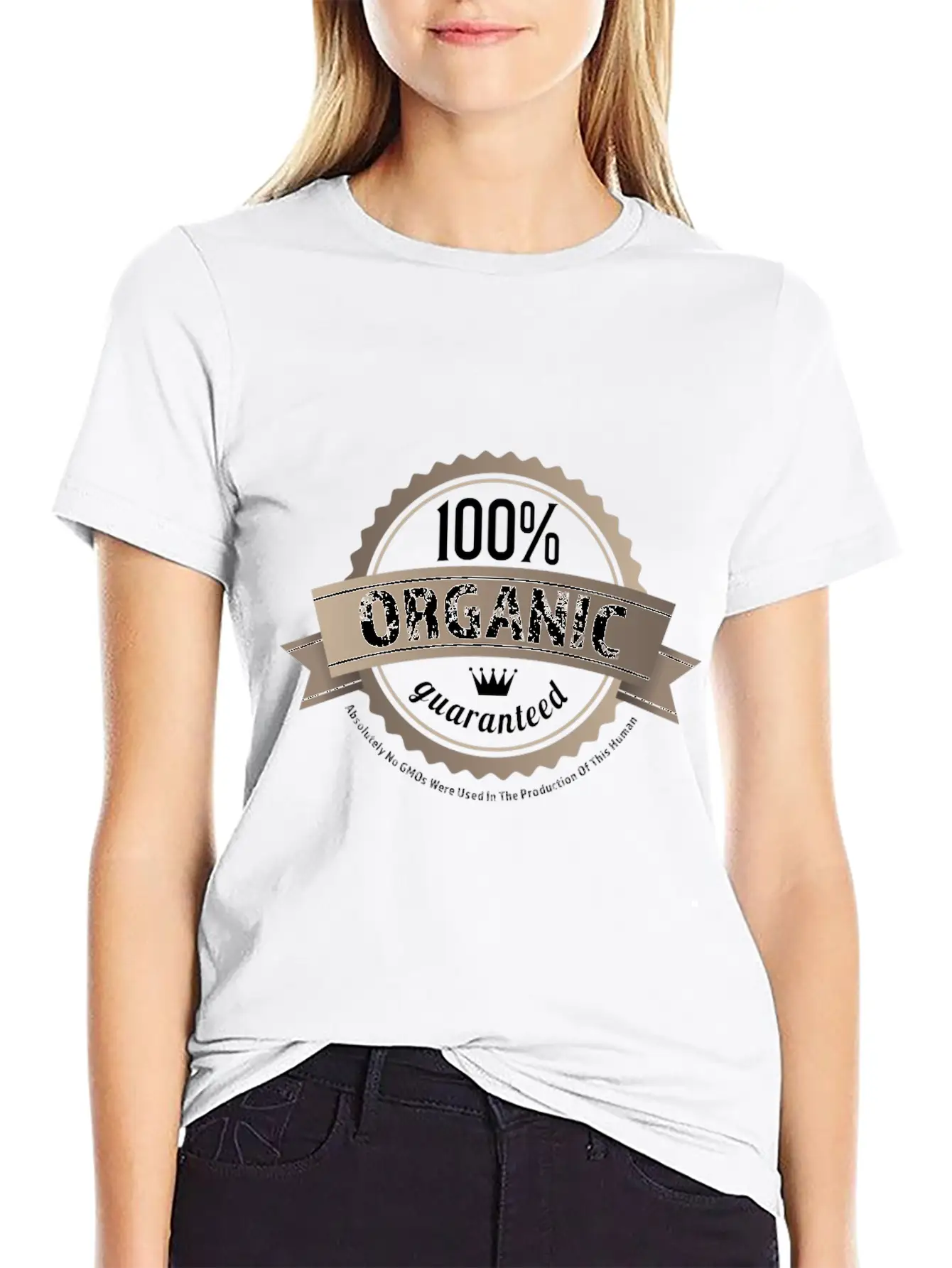 100% Organic Modern Fit Casual T-Shirt – Clean And Versatile Design