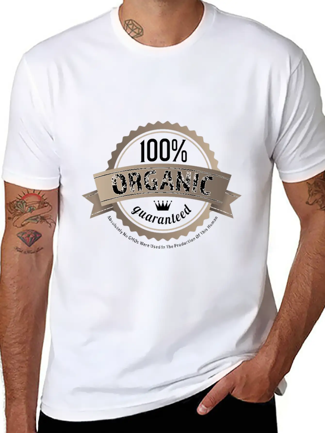 100% Organic Modern Fit Casual T-Shirt – Clean And Versatile Design