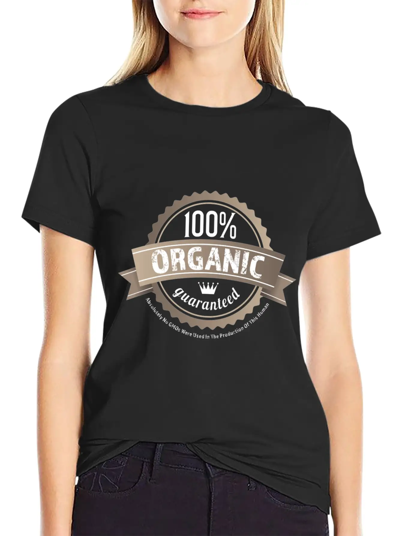 100% Organic Modern Fit Casual T-Shirt – Clean And Versatile Design