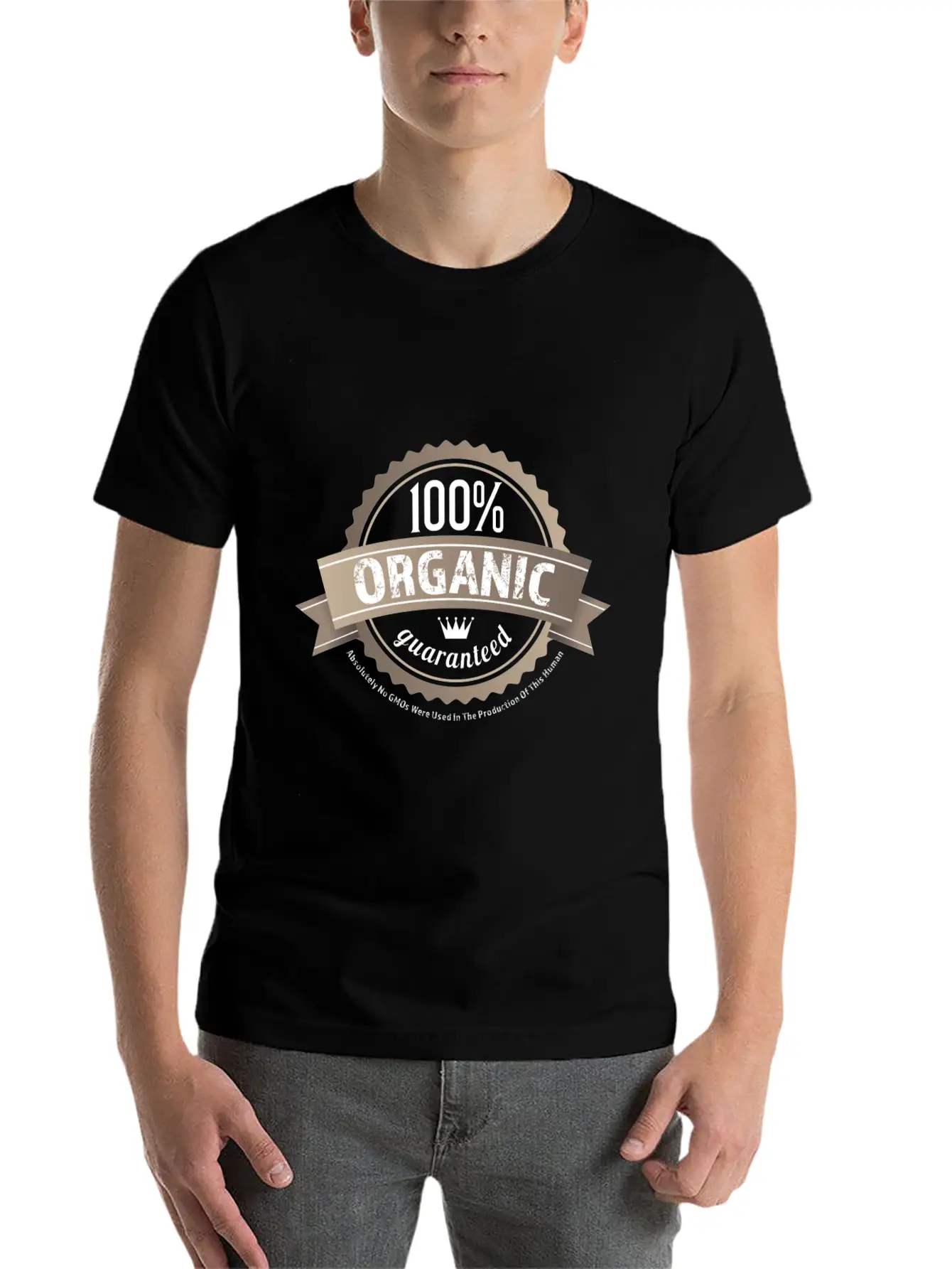 100% Organic Modern Fit Casual T-Shirt – Clean And Versatile Design