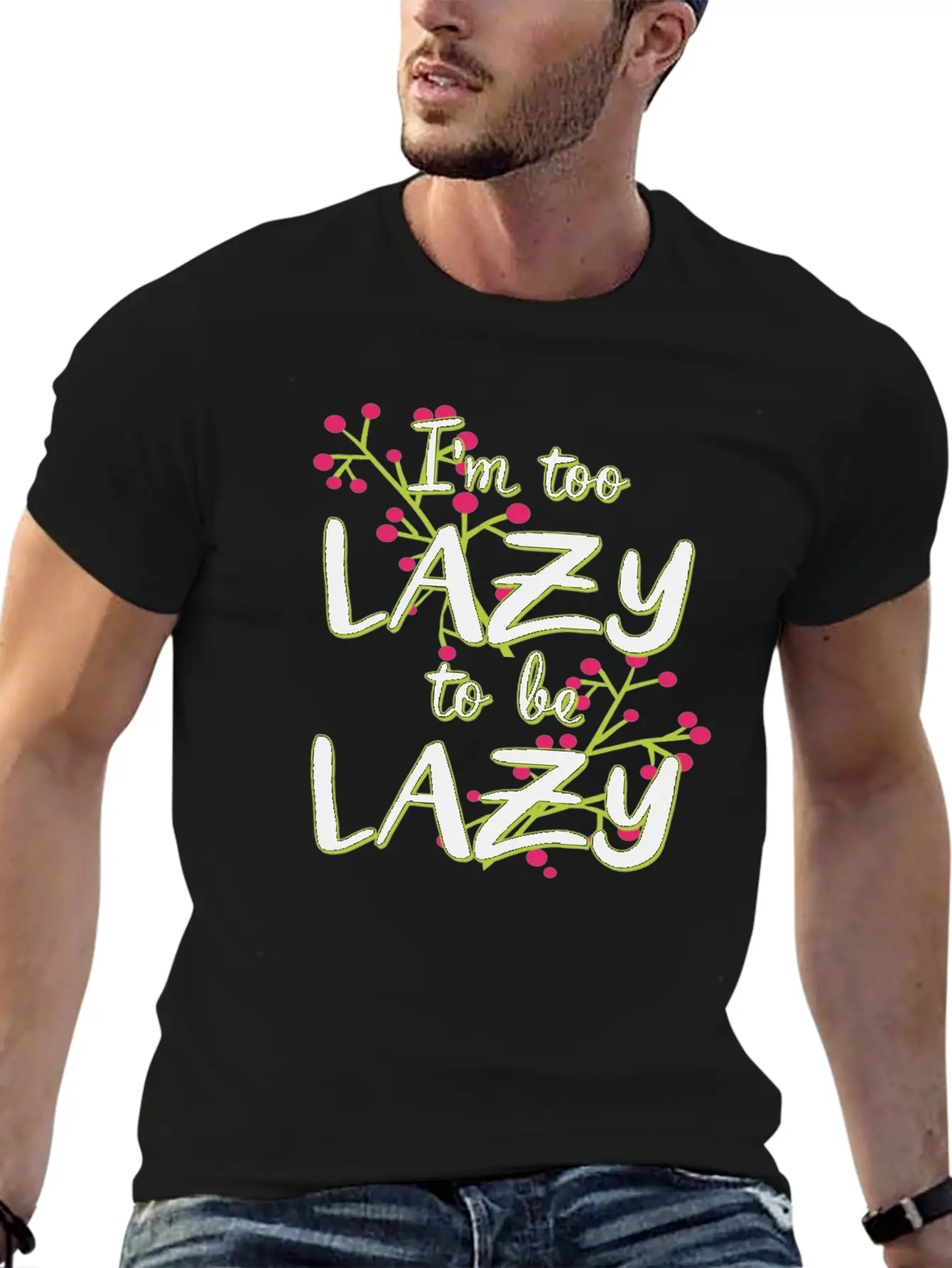 112020 I M Too Lazy To Be Lazy Essential Cotton Tee For Daily Outfits – Unisex Style