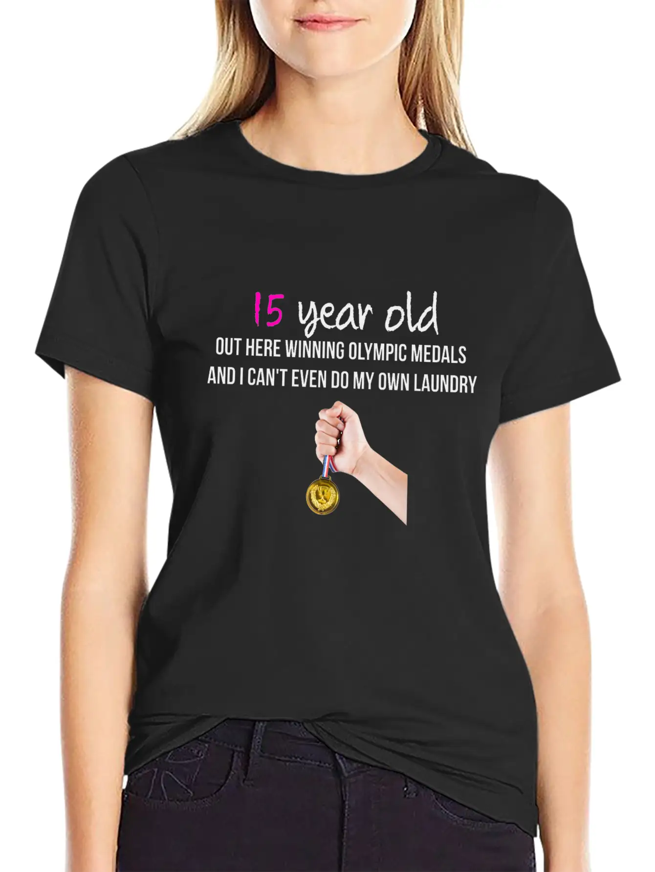 15 Year Old Classic Fit Graphic Tee For Daily Comfort – Unisex Cotton Shirt