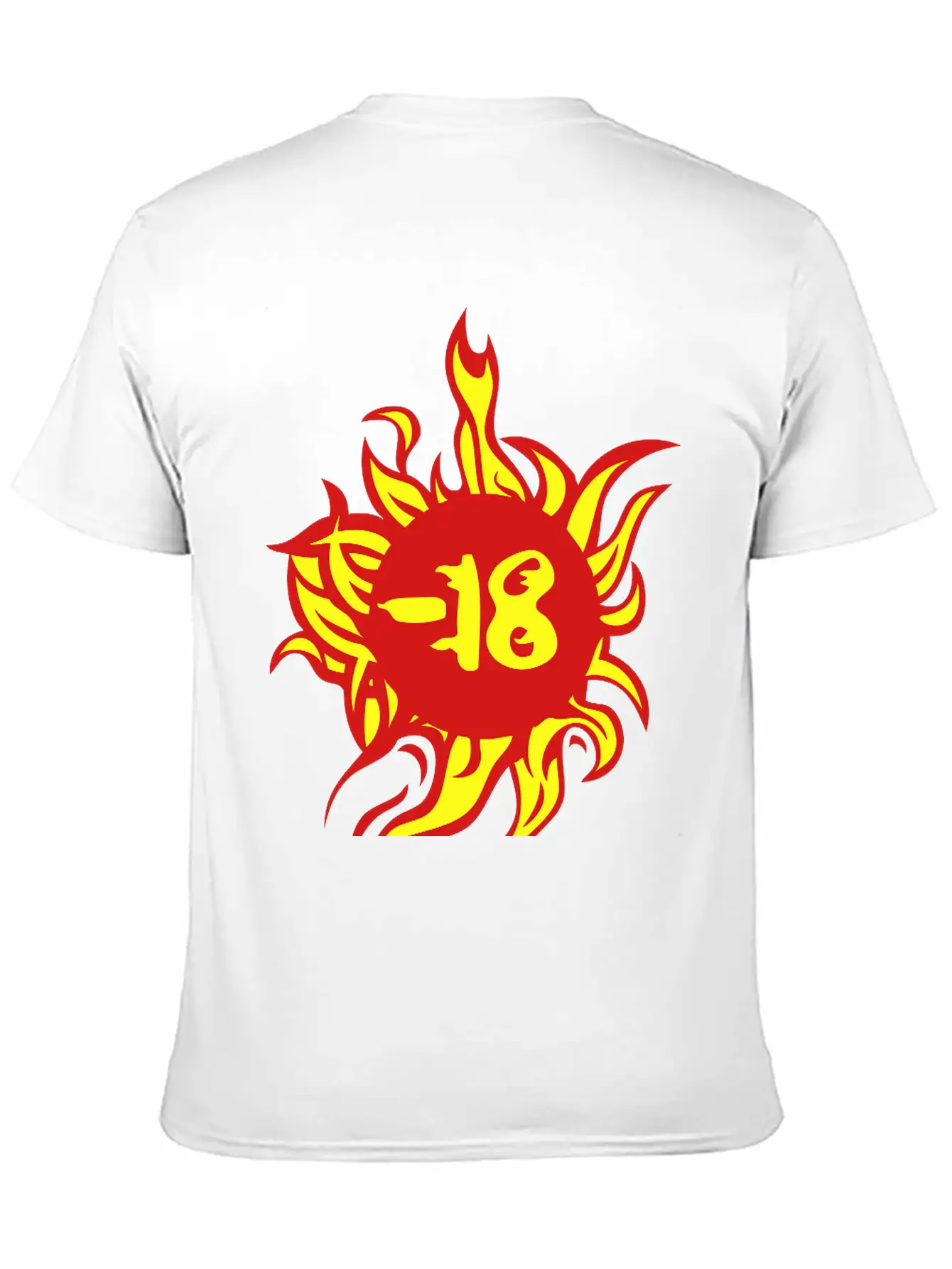 18 Years Forbidden Flame Essential Unisex Summer Tee – Soft Cotton Casual Fit