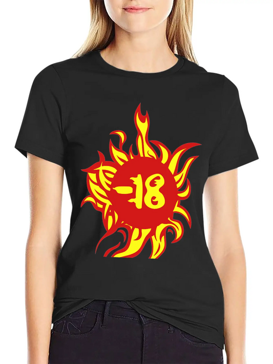 18 Years Forbidden Flame Essential Unisex Summer Tee – Soft Cotton Casual Fit