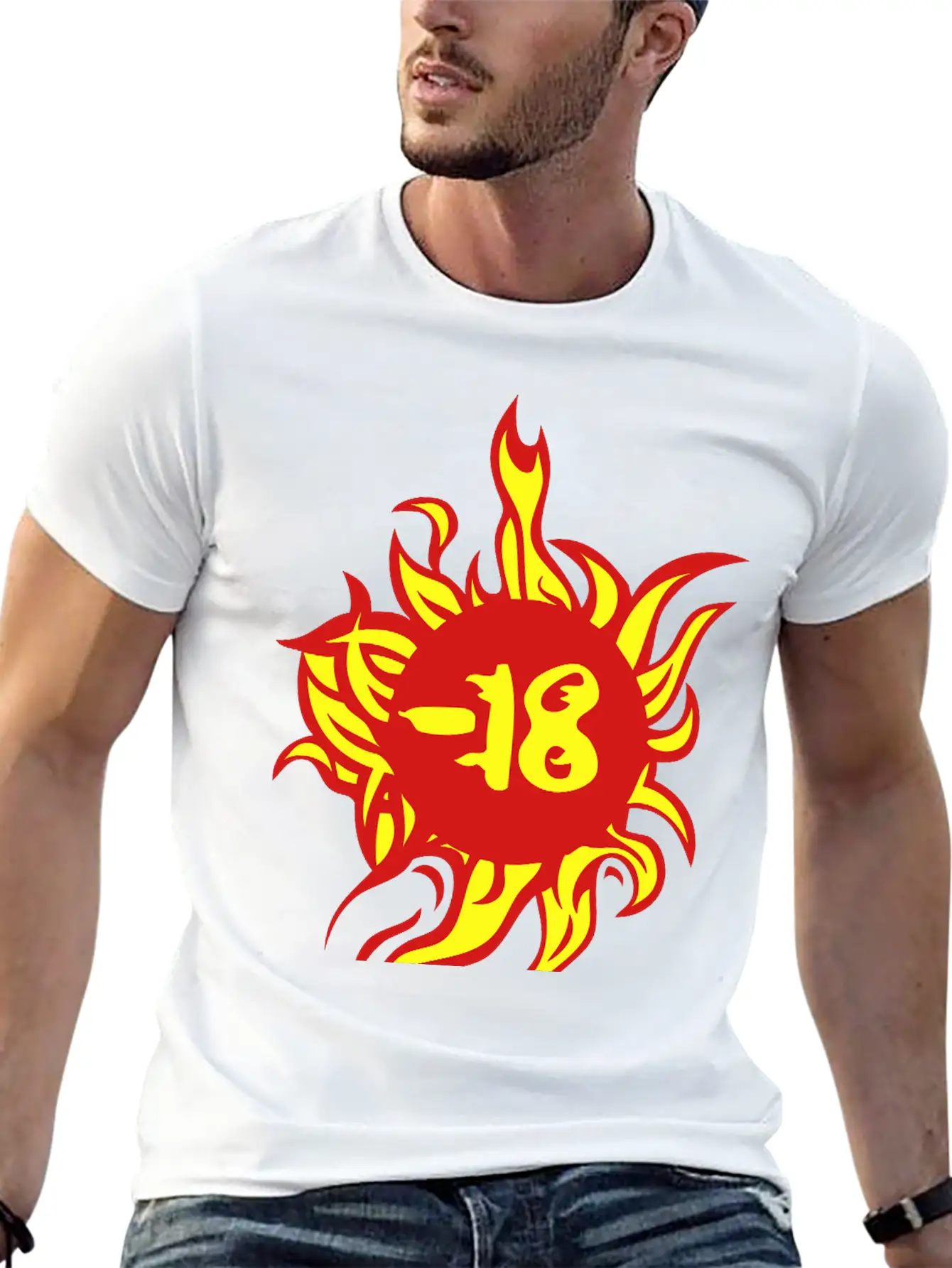 18 Years Forbidden Flame Essential Unisex Summer Tee – Soft Cotton Casual Fit