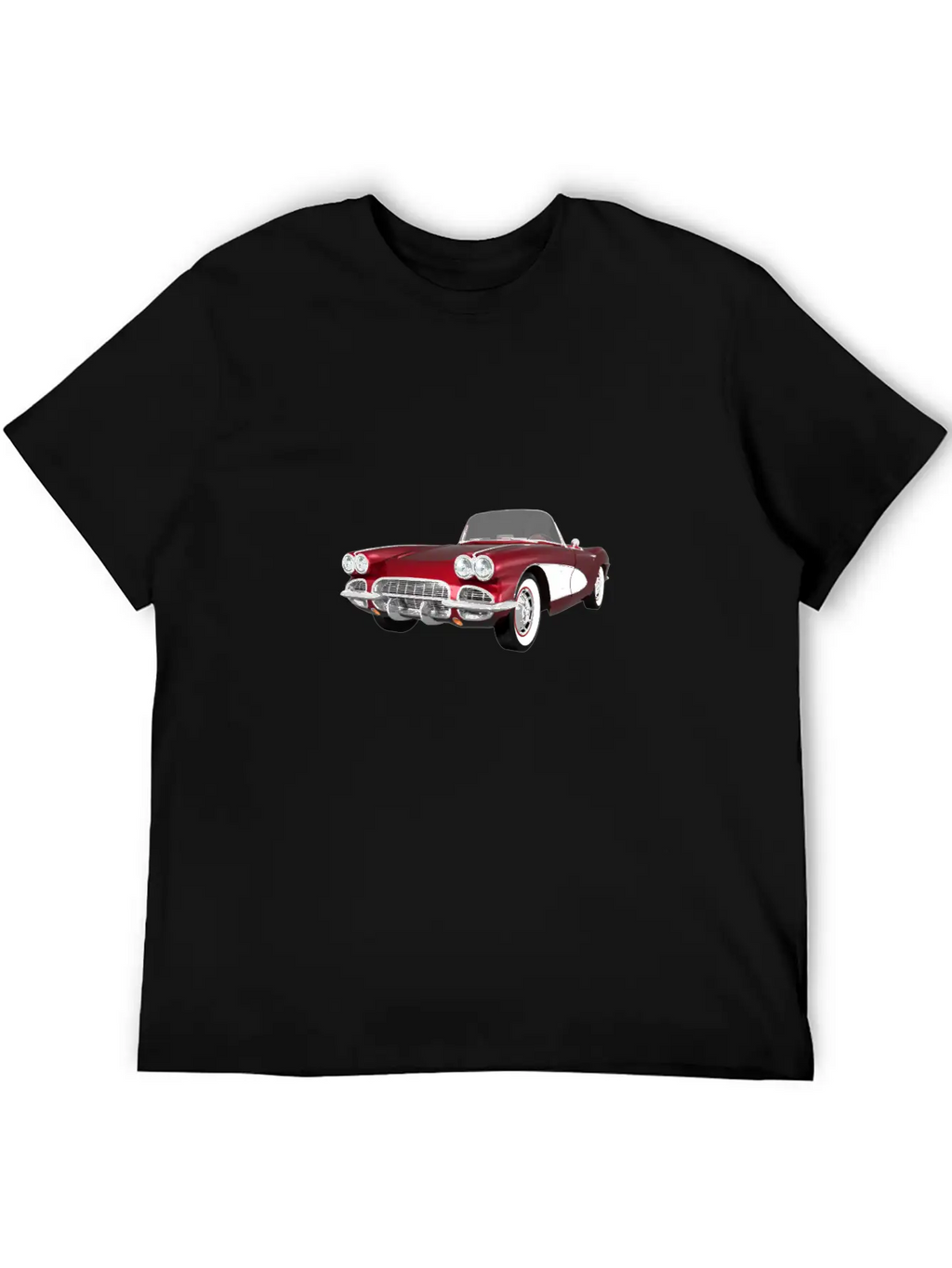 1961 Corvette C1 Simple Everyday Graphic Tee – Lightweight Summer Wear