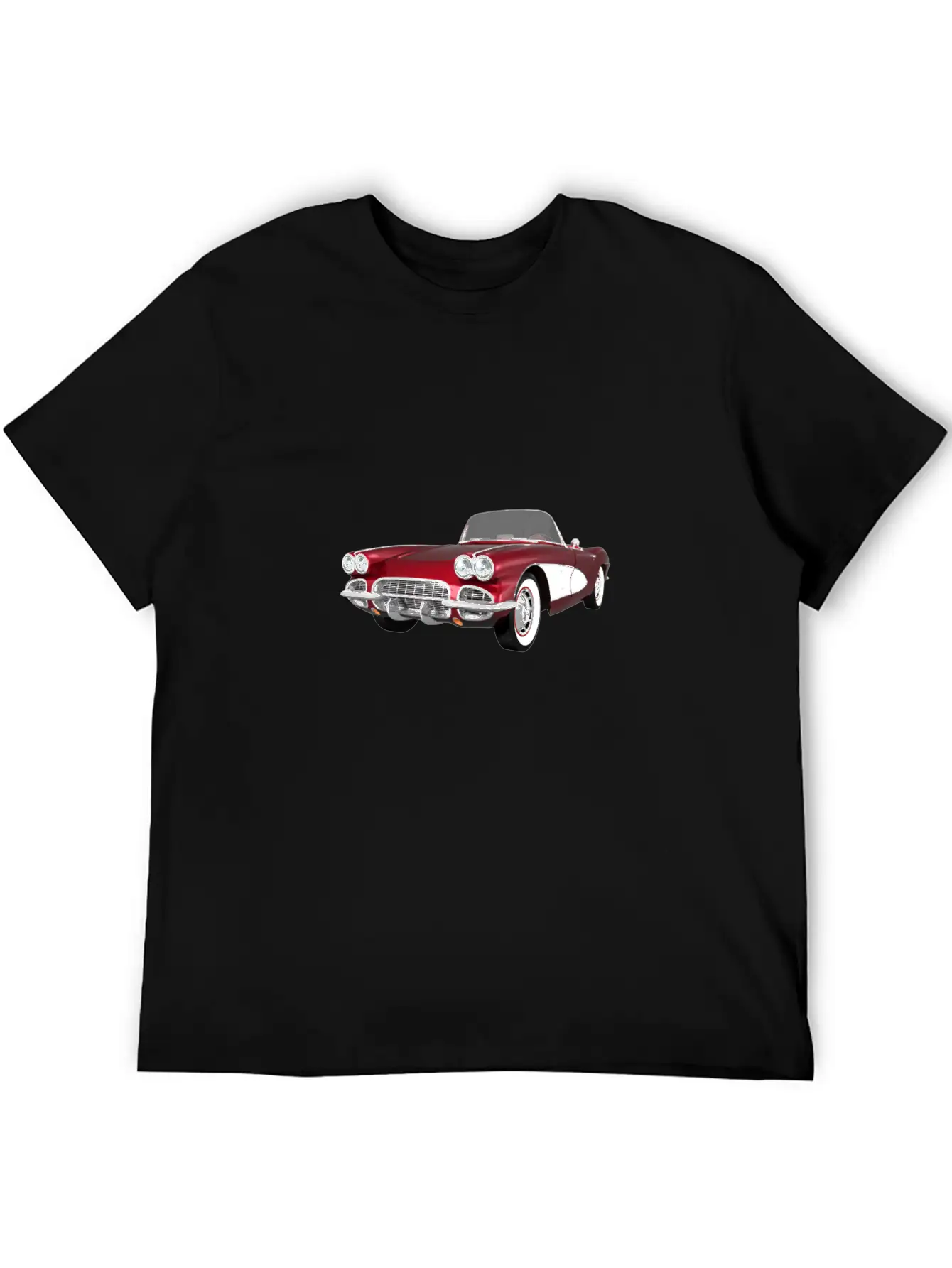 1961 Corvette C1 Simple Everyday Graphic Tee – Lightweight Summer Wear