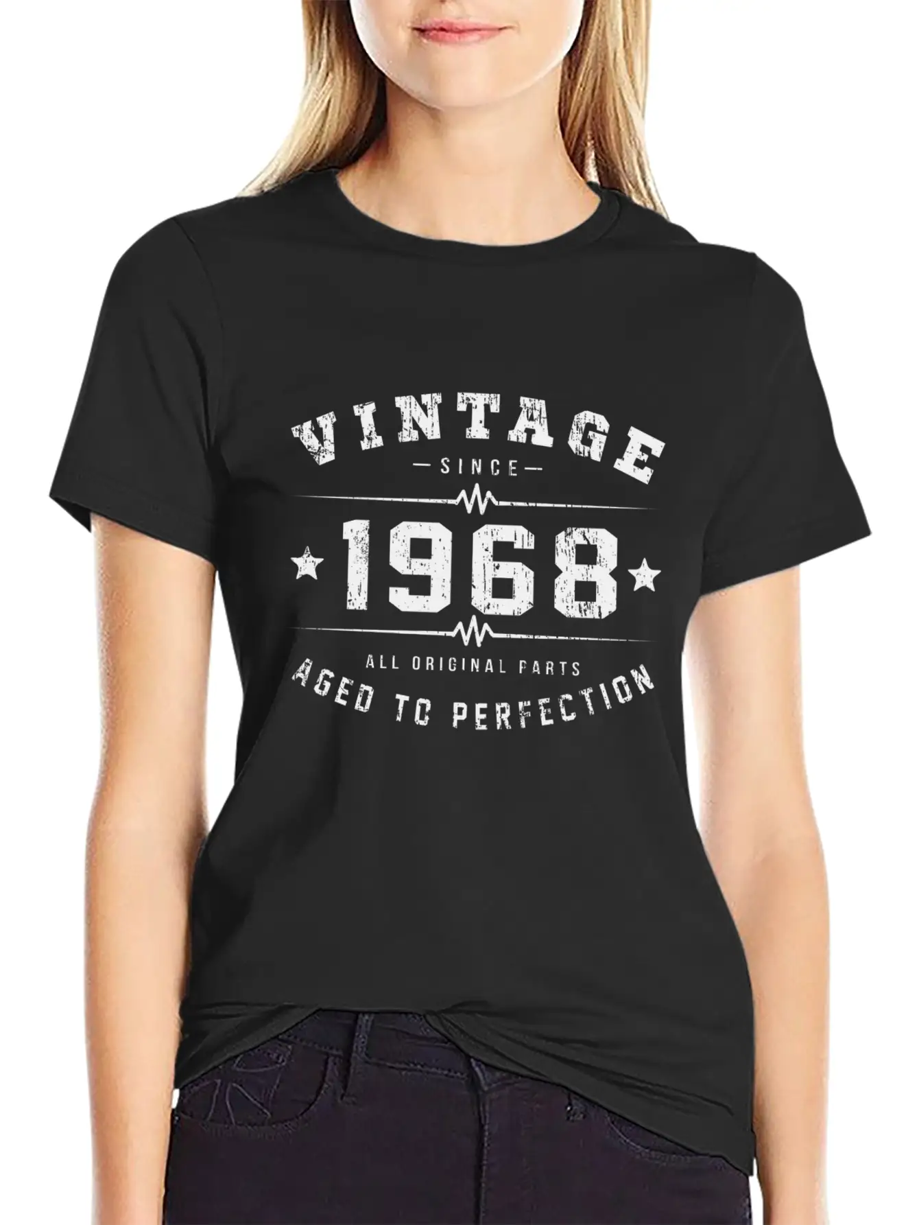 1968 Aged To Perfection Relaxed Everyday Tee – Lightweight And Durable Cotton